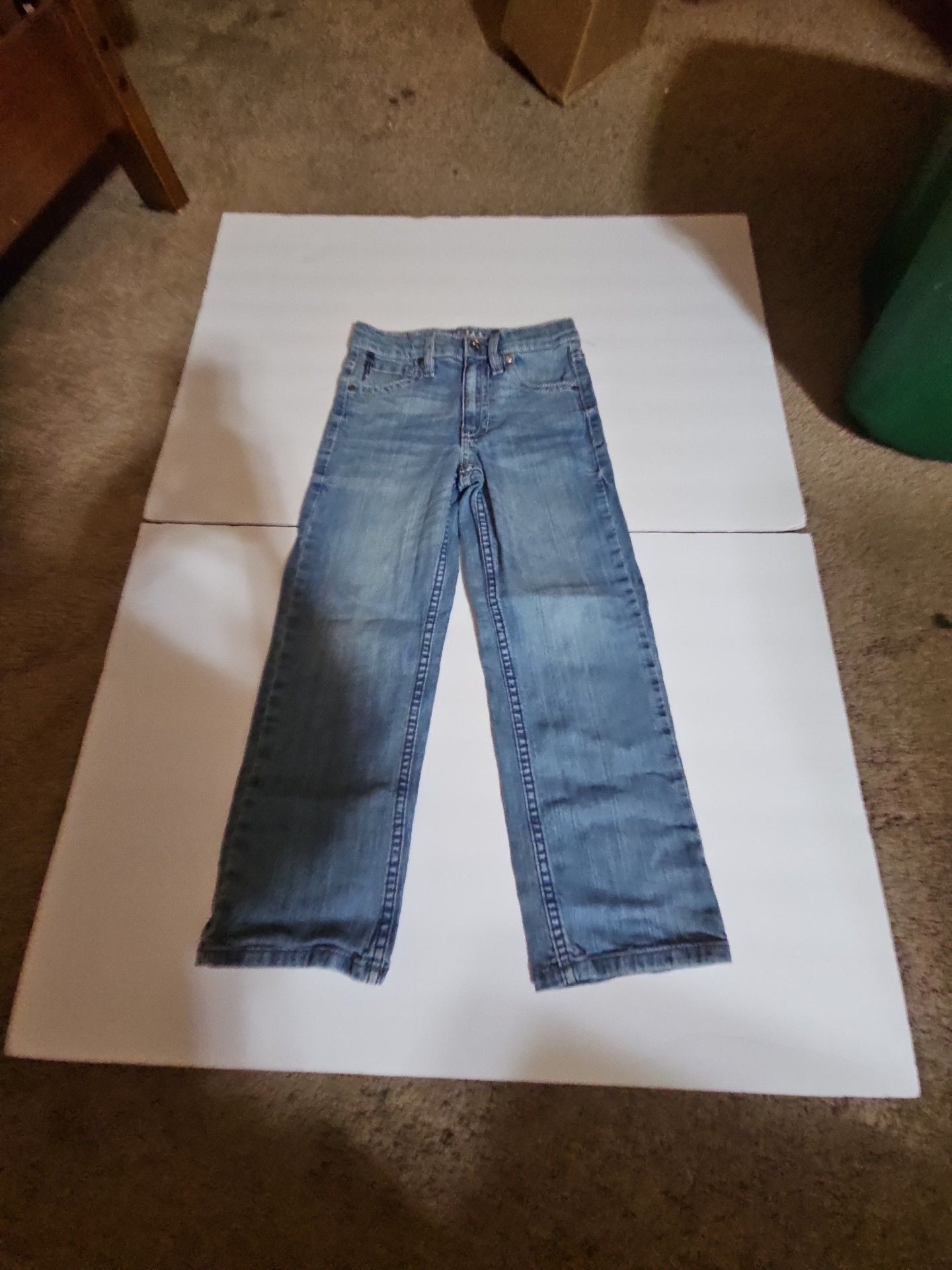 Cody James Straight Jeans Size 7 Light Wash Blue Denim 2