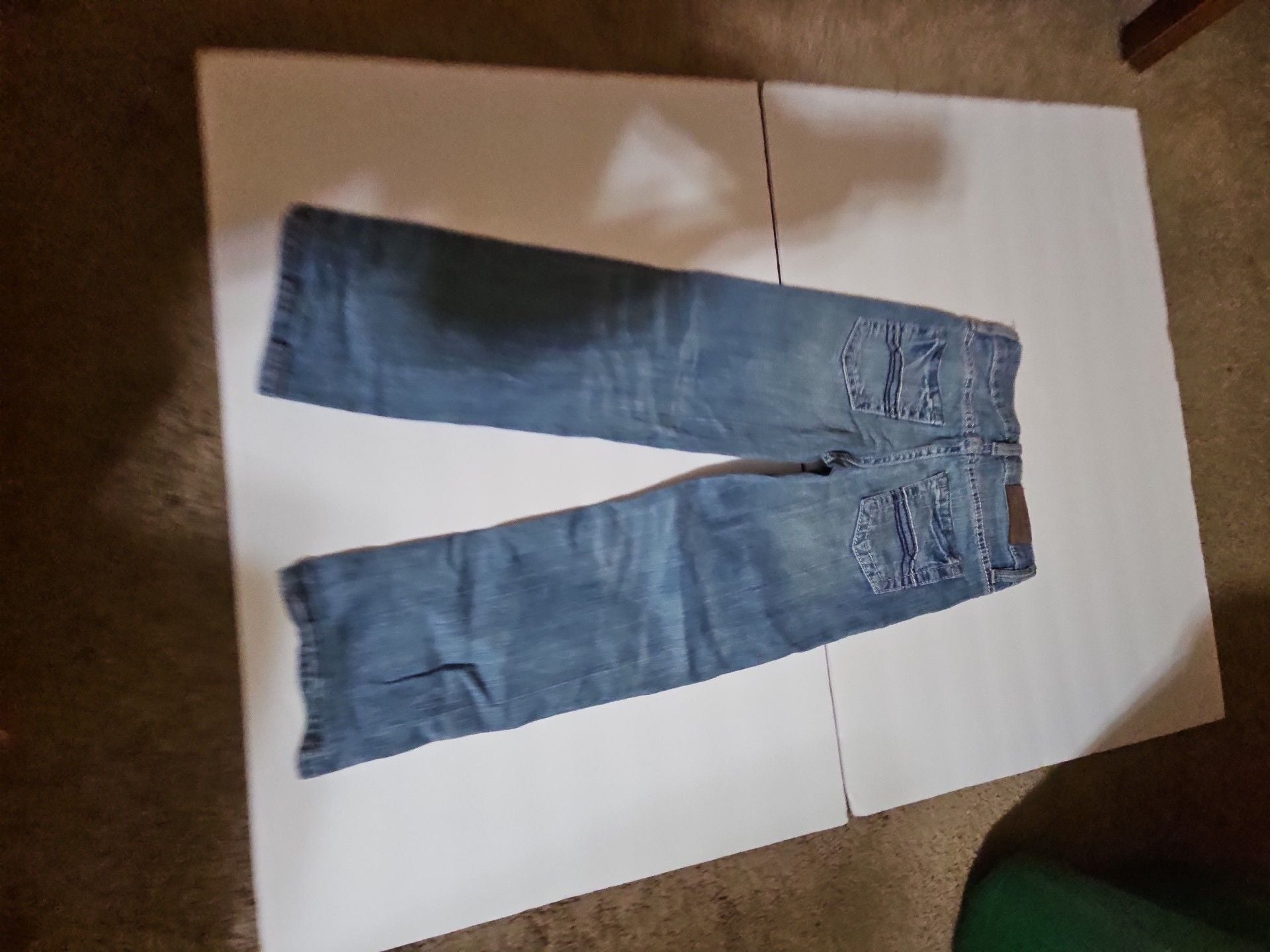 Cody James Straight Jeans Size 7 Light Wash Blue Denim 3
