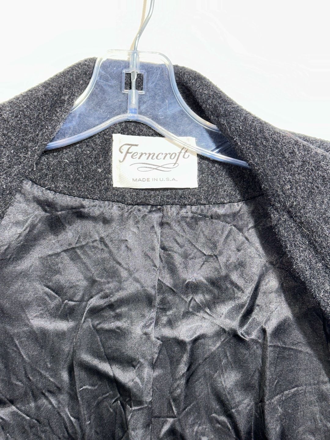 Ferncroft Vintage Wool Overcoat Gray 4