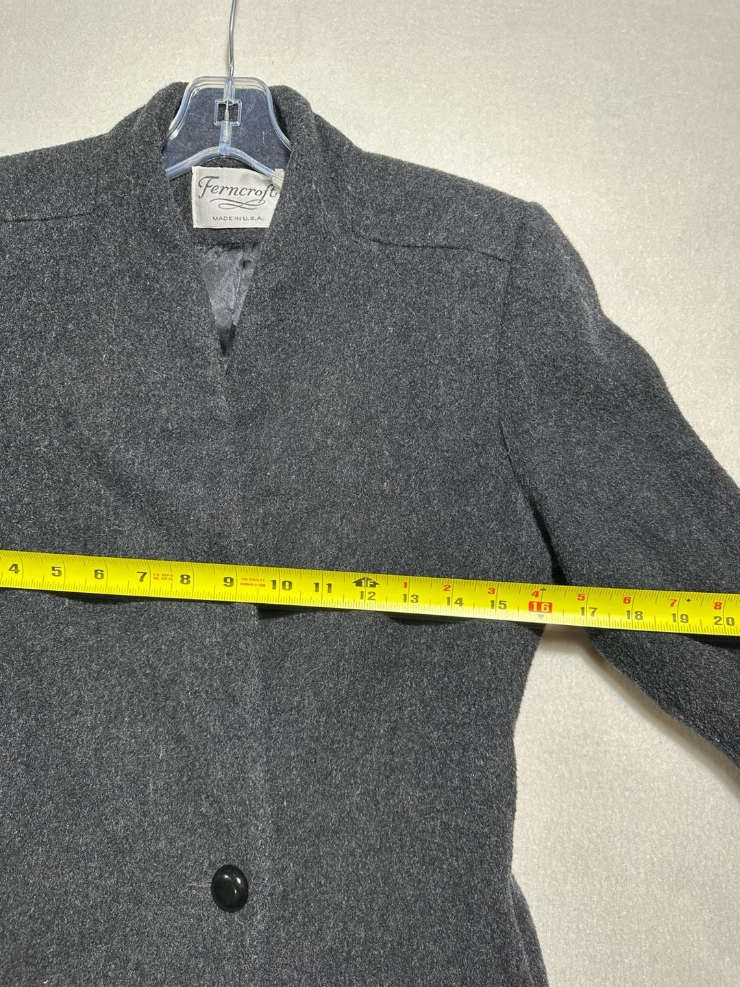 Ferncroft Vintage Wool Overcoat Gray 6
