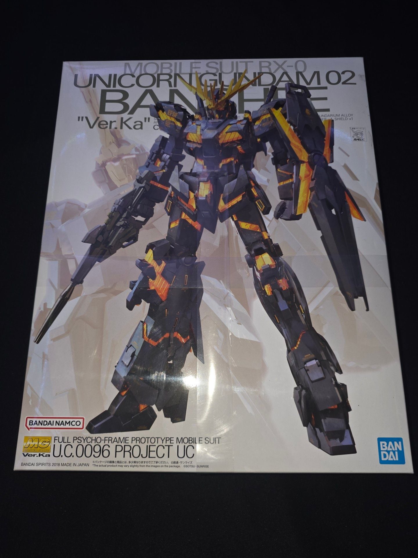 Bandai Spirits MG 1/100 Unicorn Gundam 02 Banshee Ver.Ka Model Kit 1