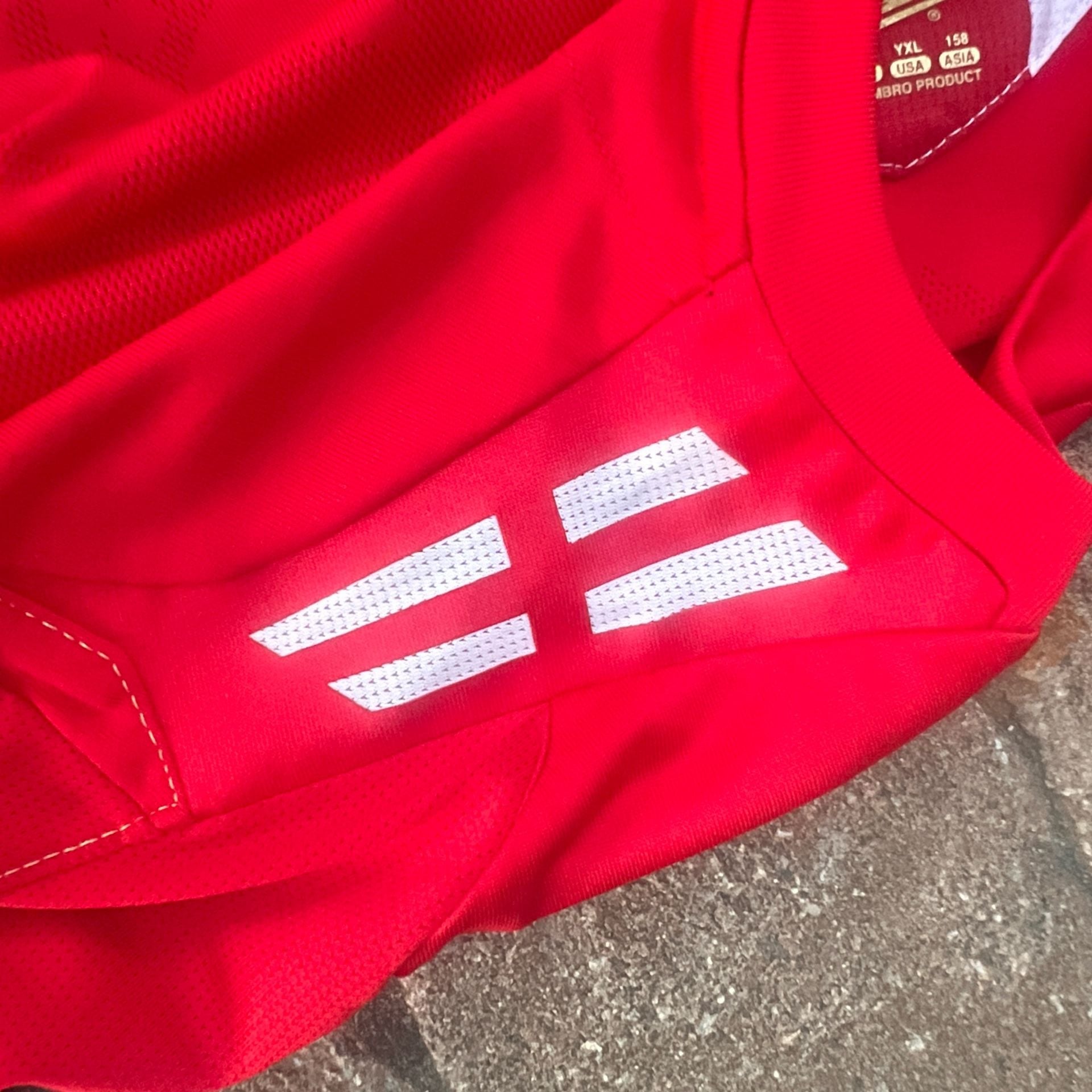 Umbro England Football Soccer Shirt Red Youth XL Kickoff 2006 Full Time 2008 12
