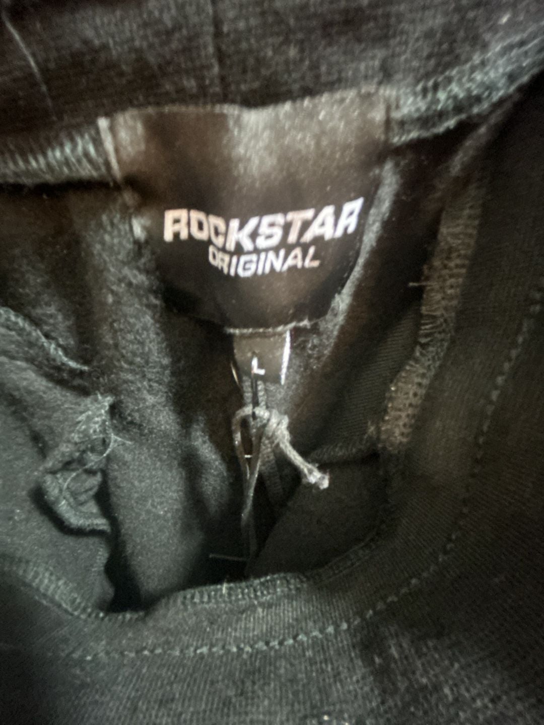 Rockstar Original Filip Stacked Sweatpants Size L Black Art Dist Streetwear, Y2K 7