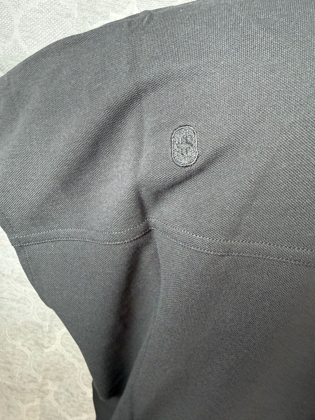 FIGS Women’s Technical Pique Ella Scrub Polo Size M Black New 4