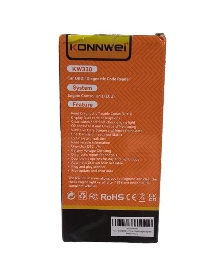 Konnwei KW330 Car OBD2 Diagnostic Tool Code Reader New 2