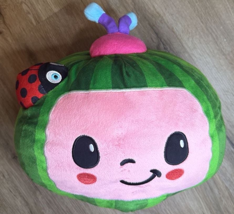 Cocomelon JJ Plush Doll 20” + WATERMELON  10” PLUSH-COMBO Jazwares  Entertainment Soft Cuddly 7