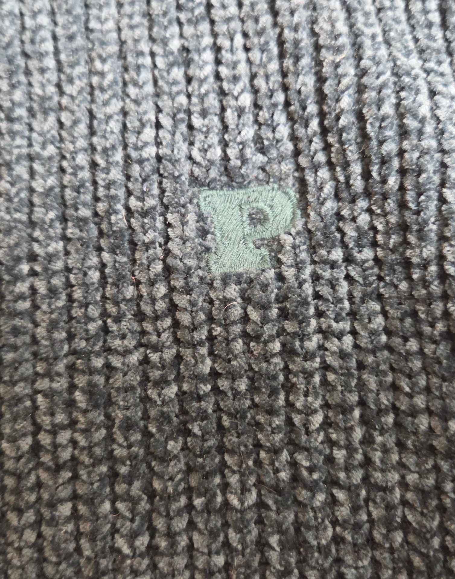 Pink Victoria's Secret Sweater Size S Dark Gray Green Chenille Knit 5