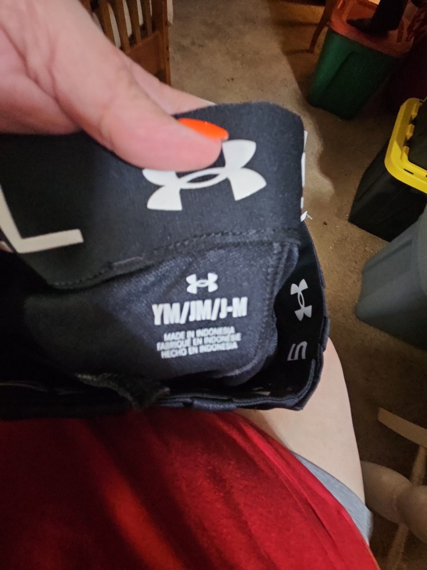 Under Armour Softball Pants Size YM Black 3