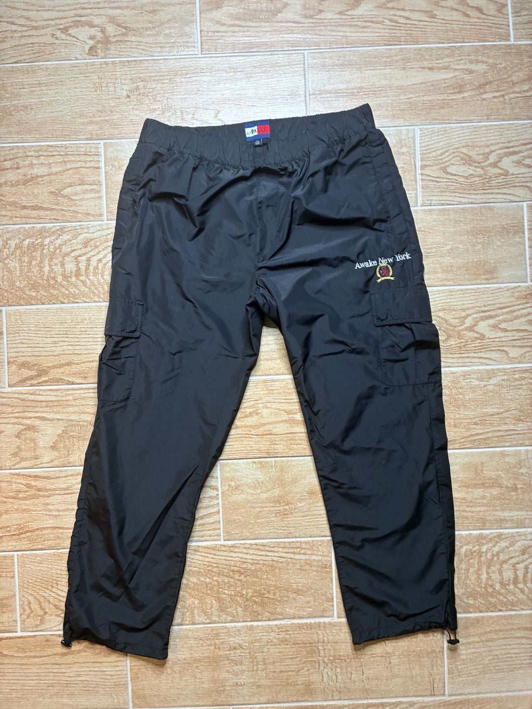 Awake NY x Tommy Hilfiger Crest Track Pants Size L Black 2