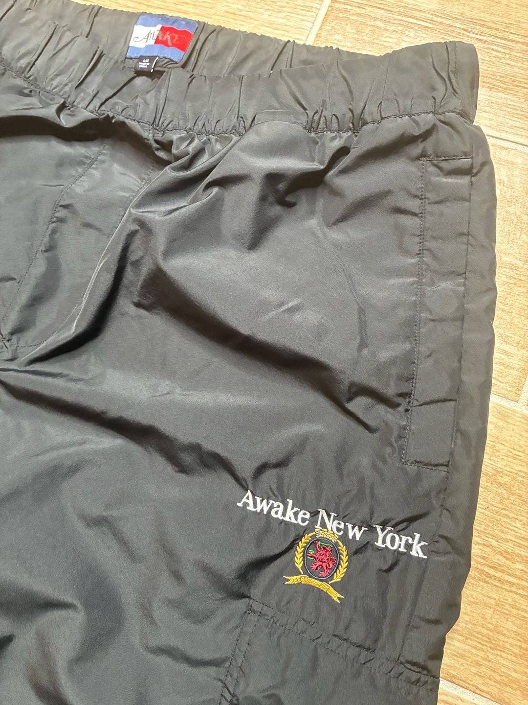 Awake NY x Tommy Hilfiger Crest Track Pants Size L Black 4