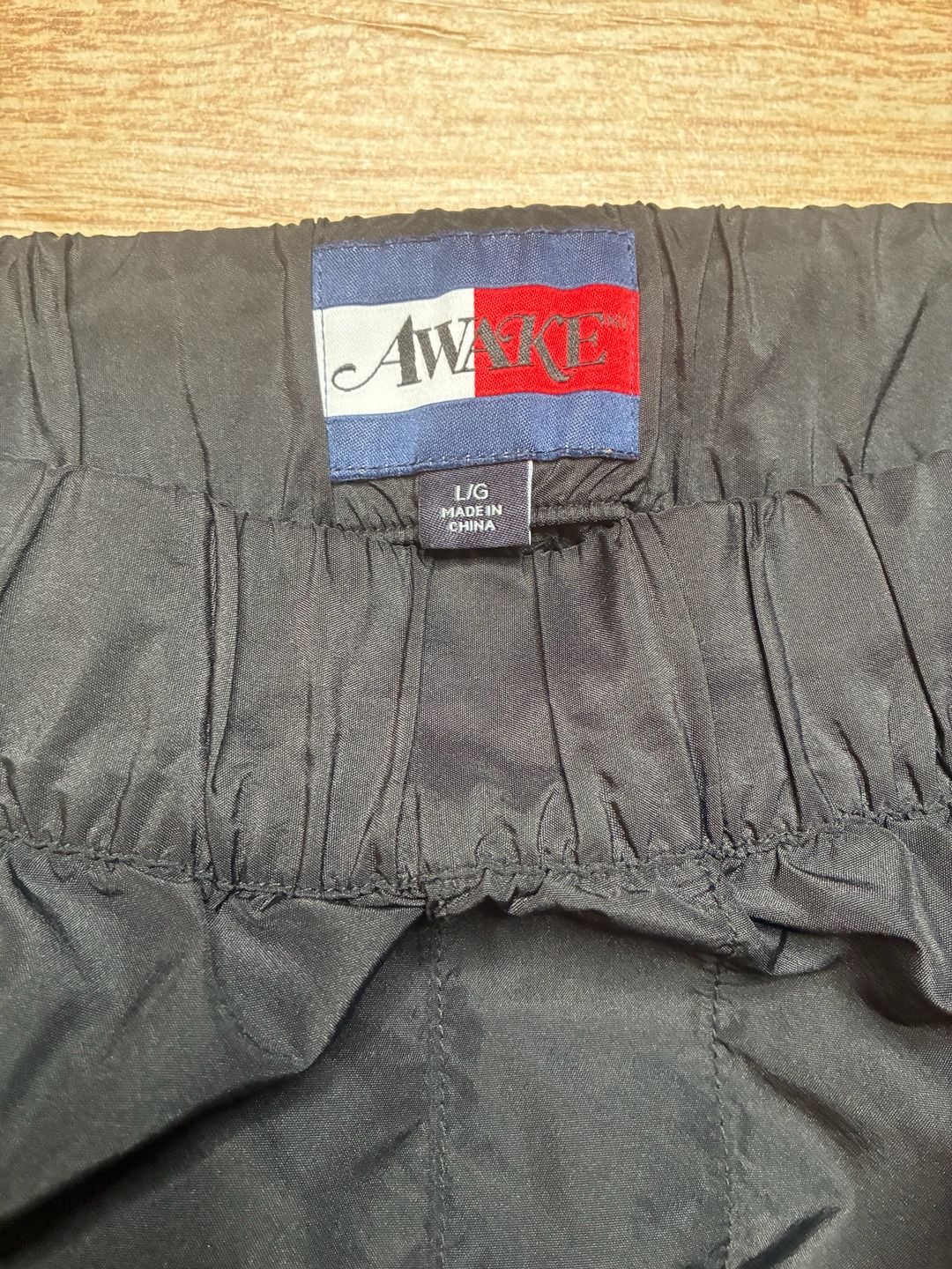 Awake NY x Tommy Hilfiger Crest Track Pants Size L Black 5