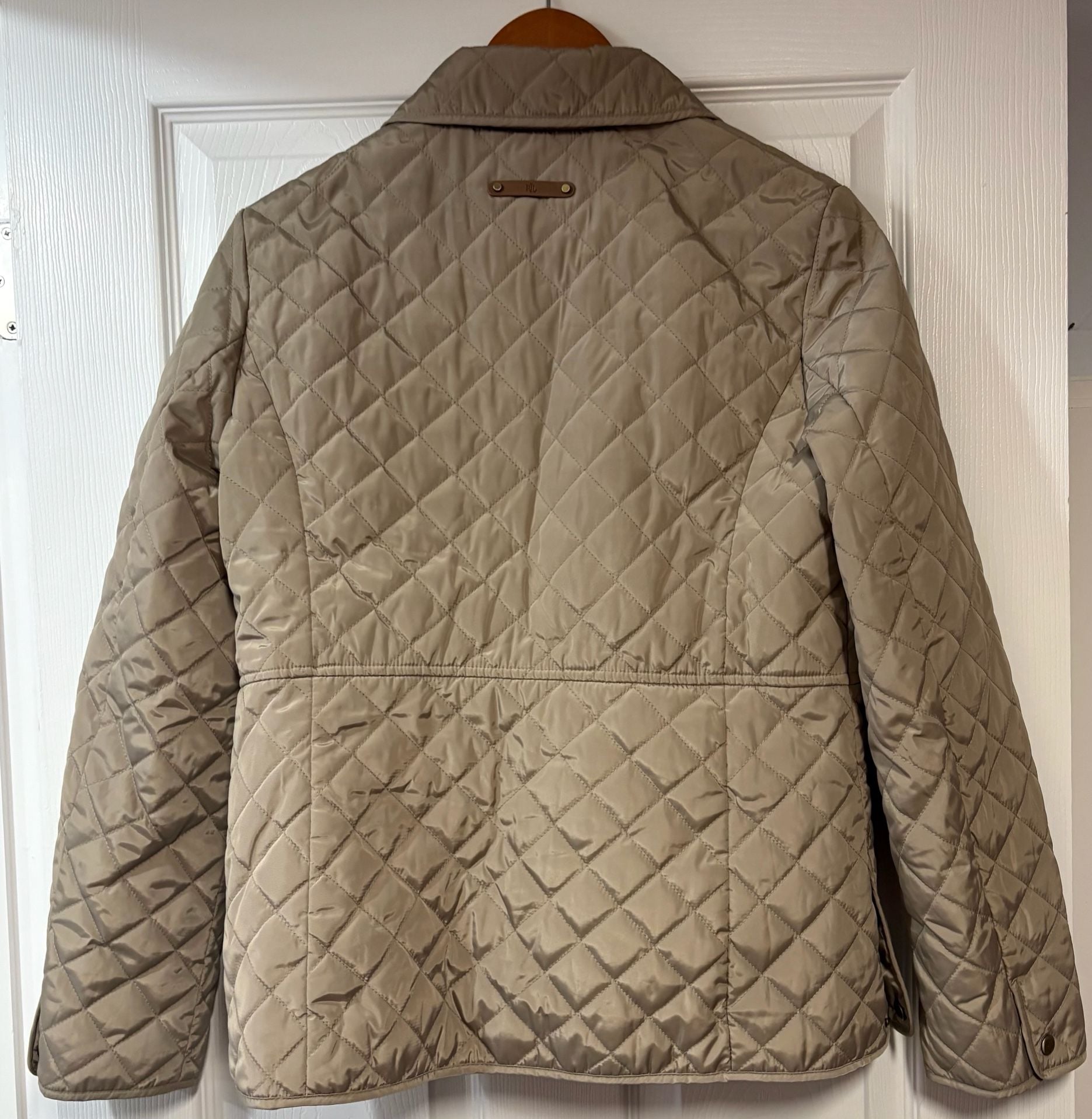 Lauren Ralph Lauren Quilted Jacket Size M Tan 7
