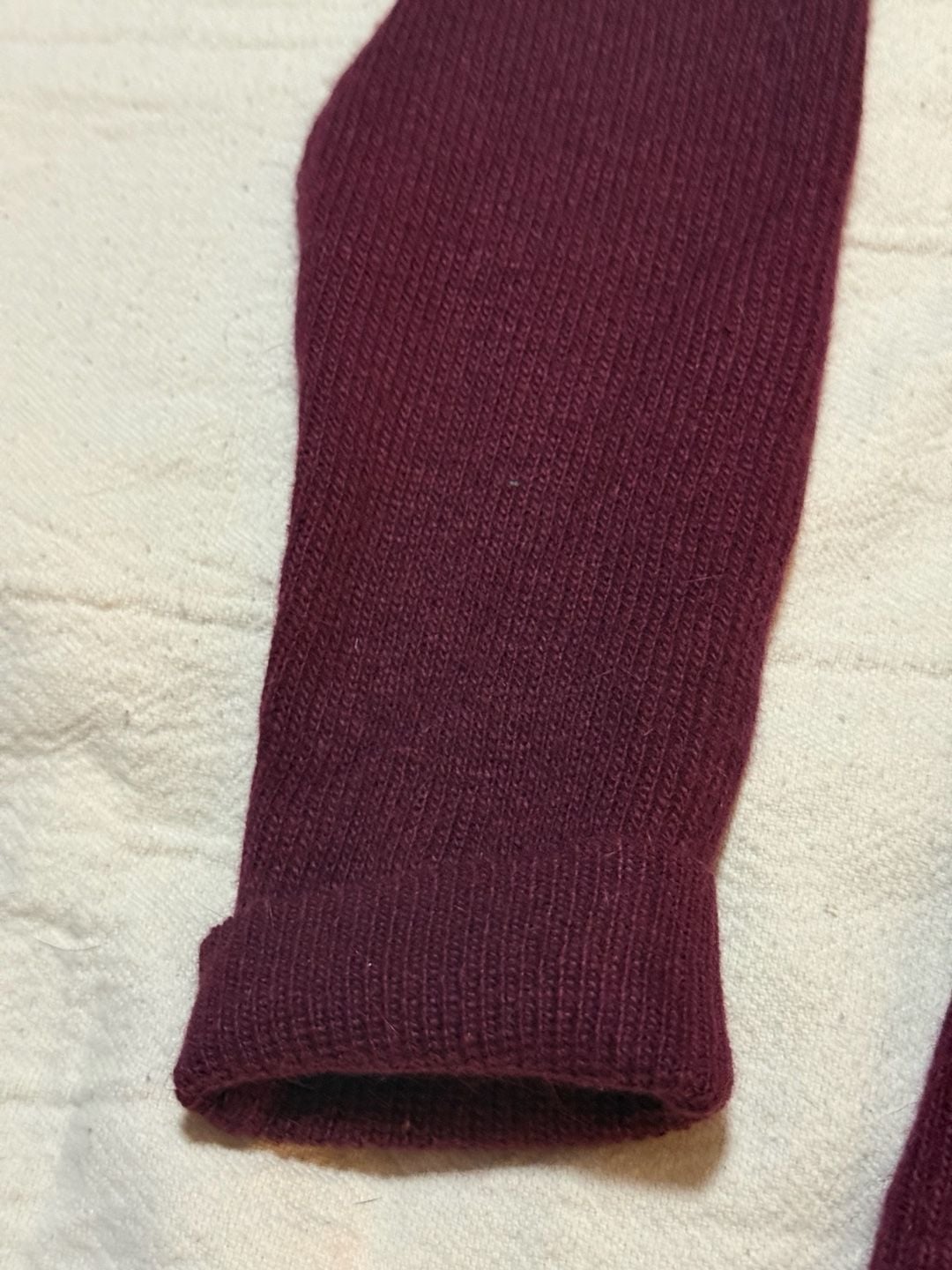 Apt. 9 Open Cardigan Sweater Size M Burgundy Ribbed Collar 6