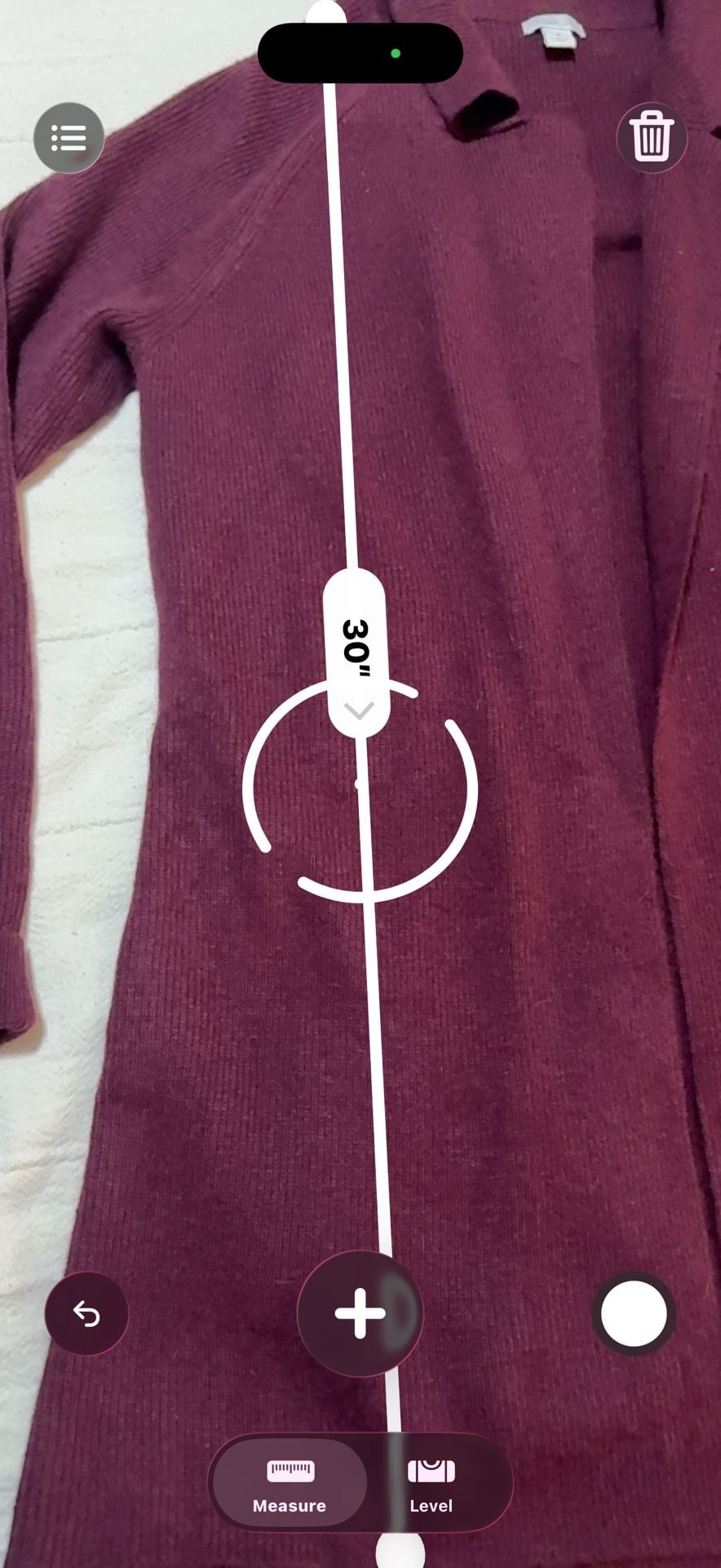 Apt. 9 Open Cardigan Sweater Size M Burgundy Ribbed Collar 9