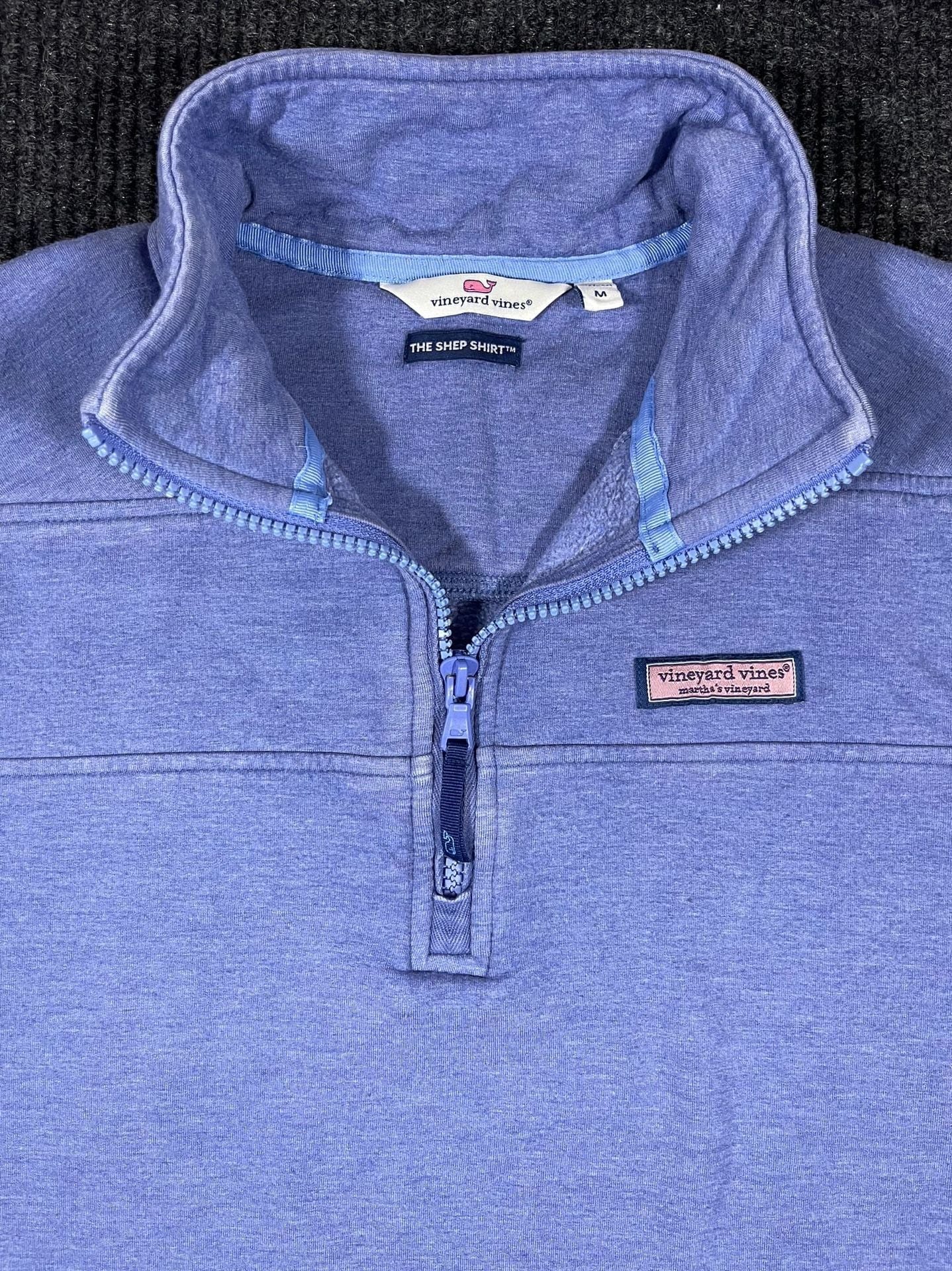 Vineyard Vines The Shep Shirt and Joggers Size M Blue Quarter Zip Pullover 1