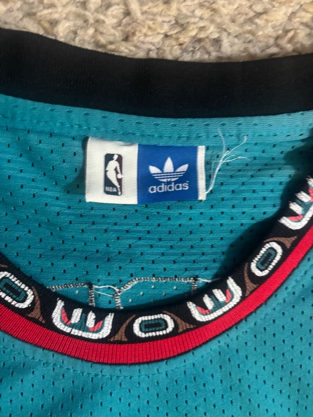 Adidas Vancouver Grizzlies Mike Bibby Hardwood Classics Jersey Size M 5