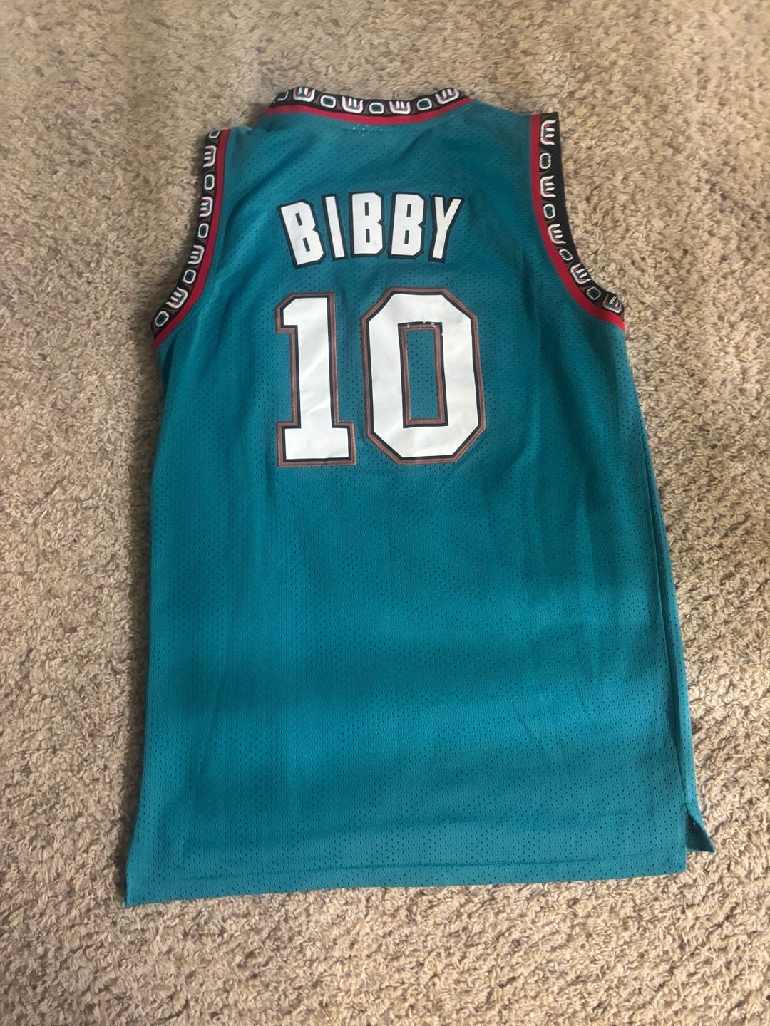 Adidas Vancouver Grizzlies Mike Bibby Hardwood Classics Jersey Size M 6