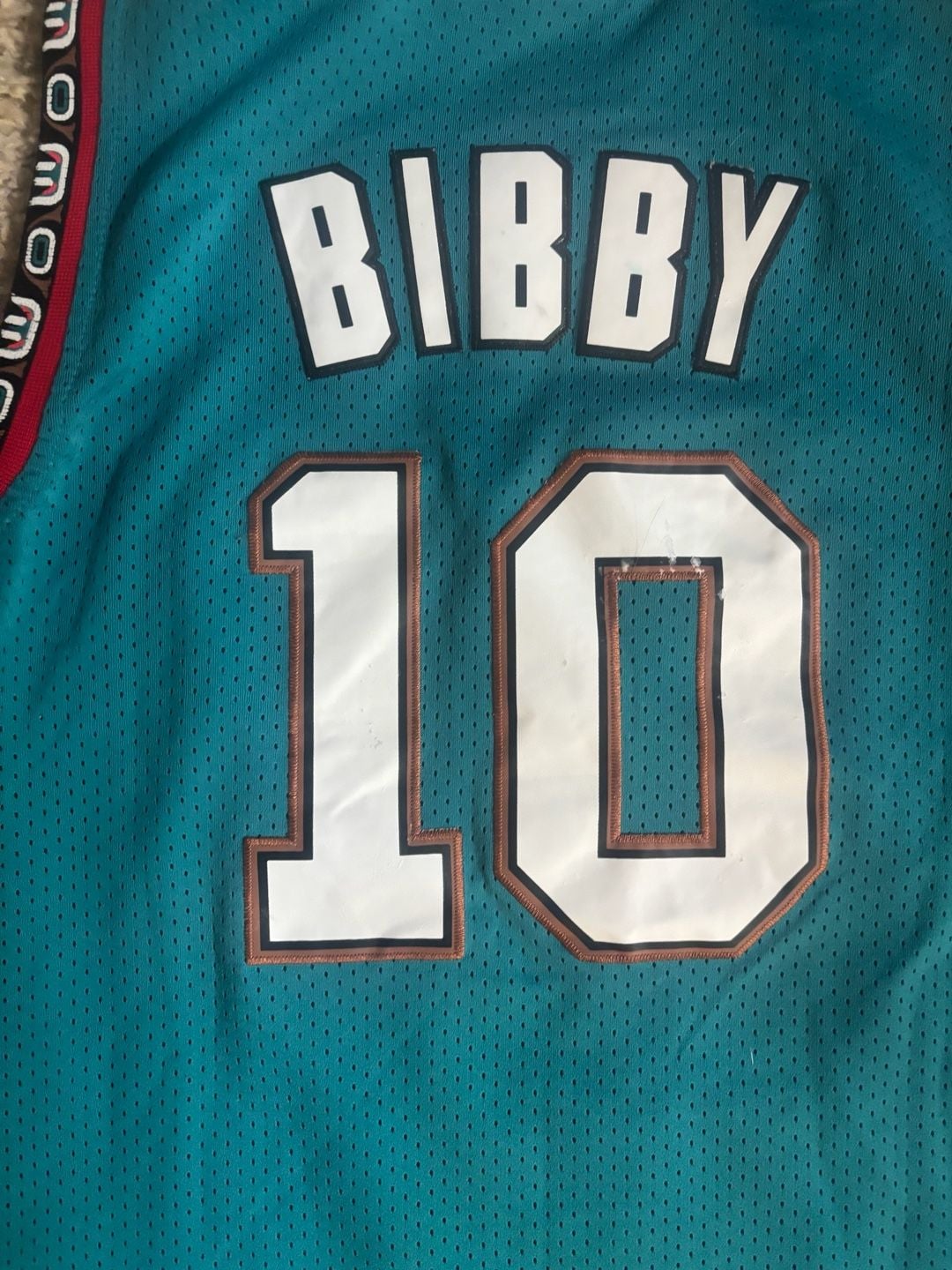 Adidas Vancouver Grizzlies Mike Bibby Hardwood Classics Jersey Size M 7