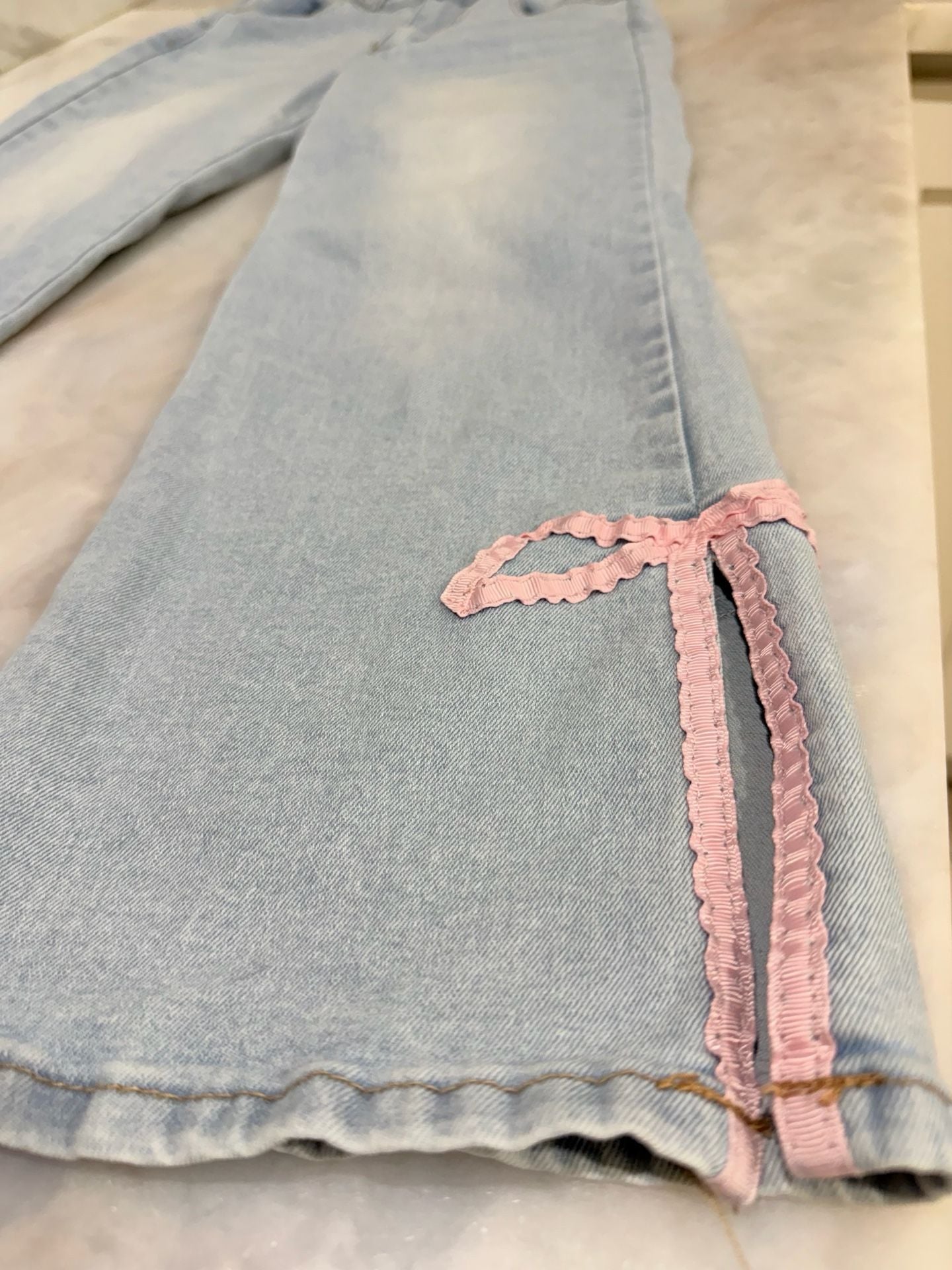 Gogo Star Jeans Size 7 Bows 3