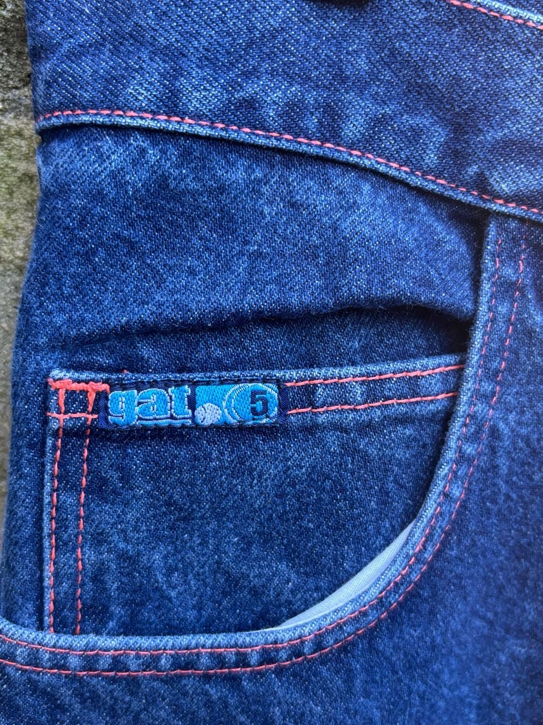 Rare Vintage 90’s Gat 5 Wide Leg Rave Skater Jeans Size 34 3