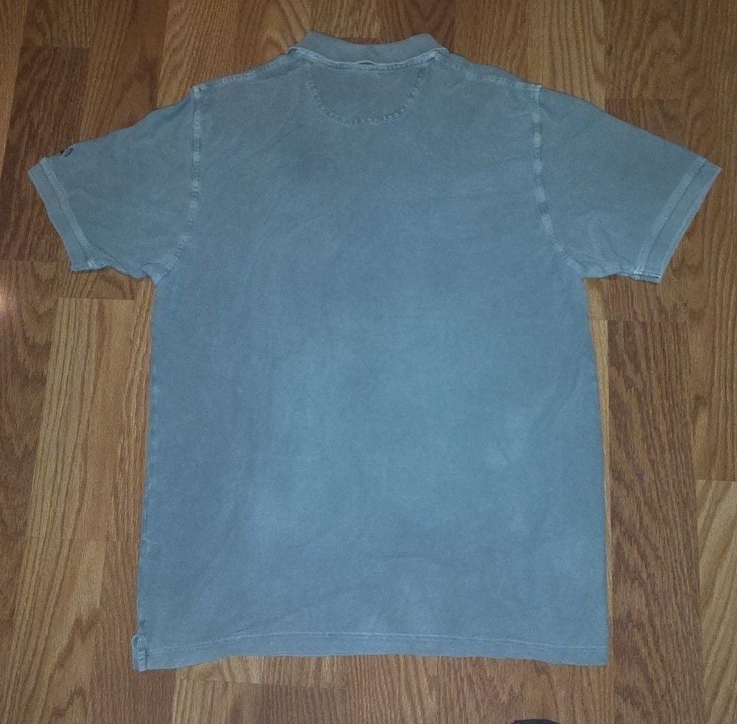 Gecko Hawaii Polo Shirt Size XL Gray Lizard Embroidered Vintage 4