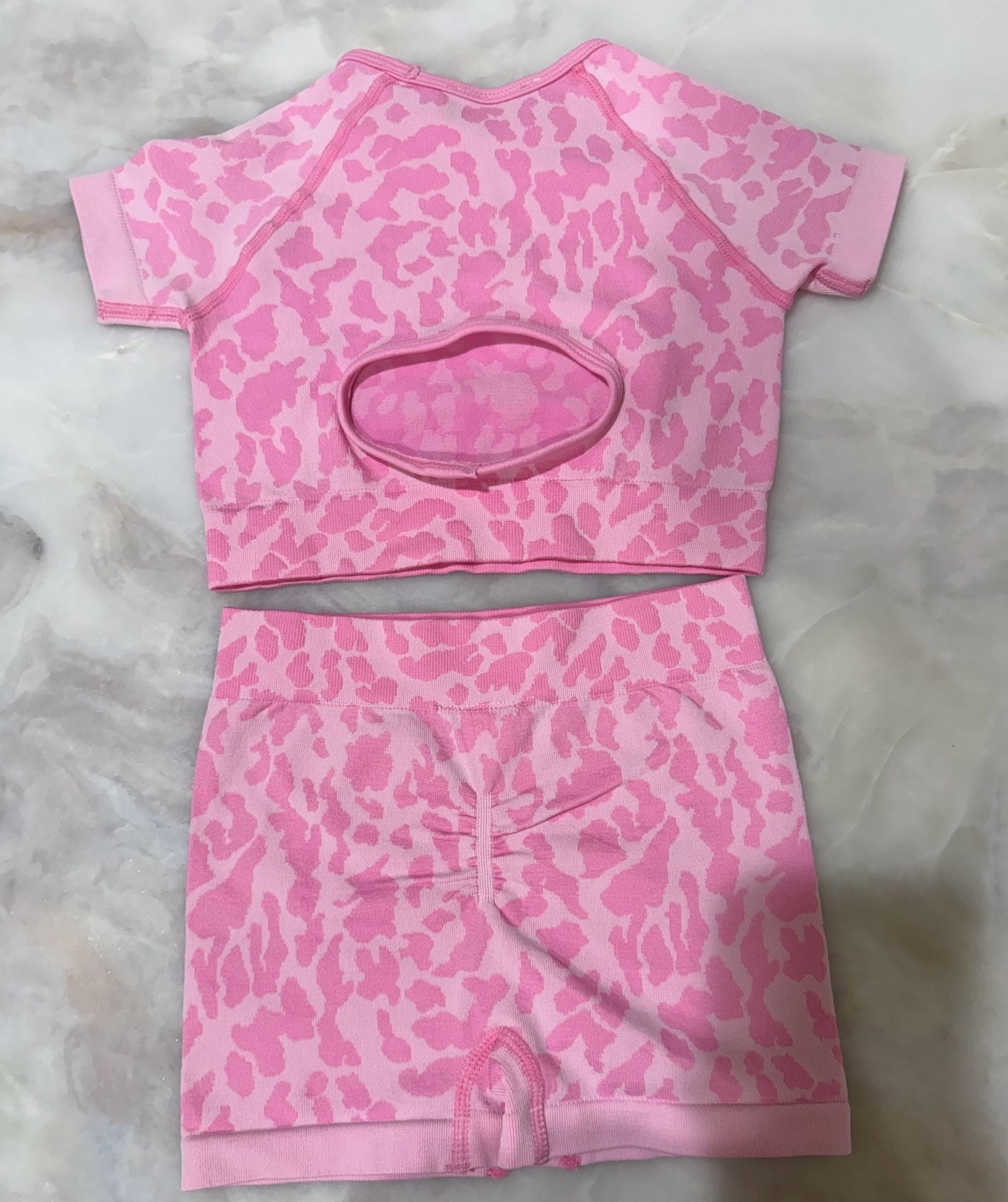 Pink Cheetah Gym Set Size 8Y 3