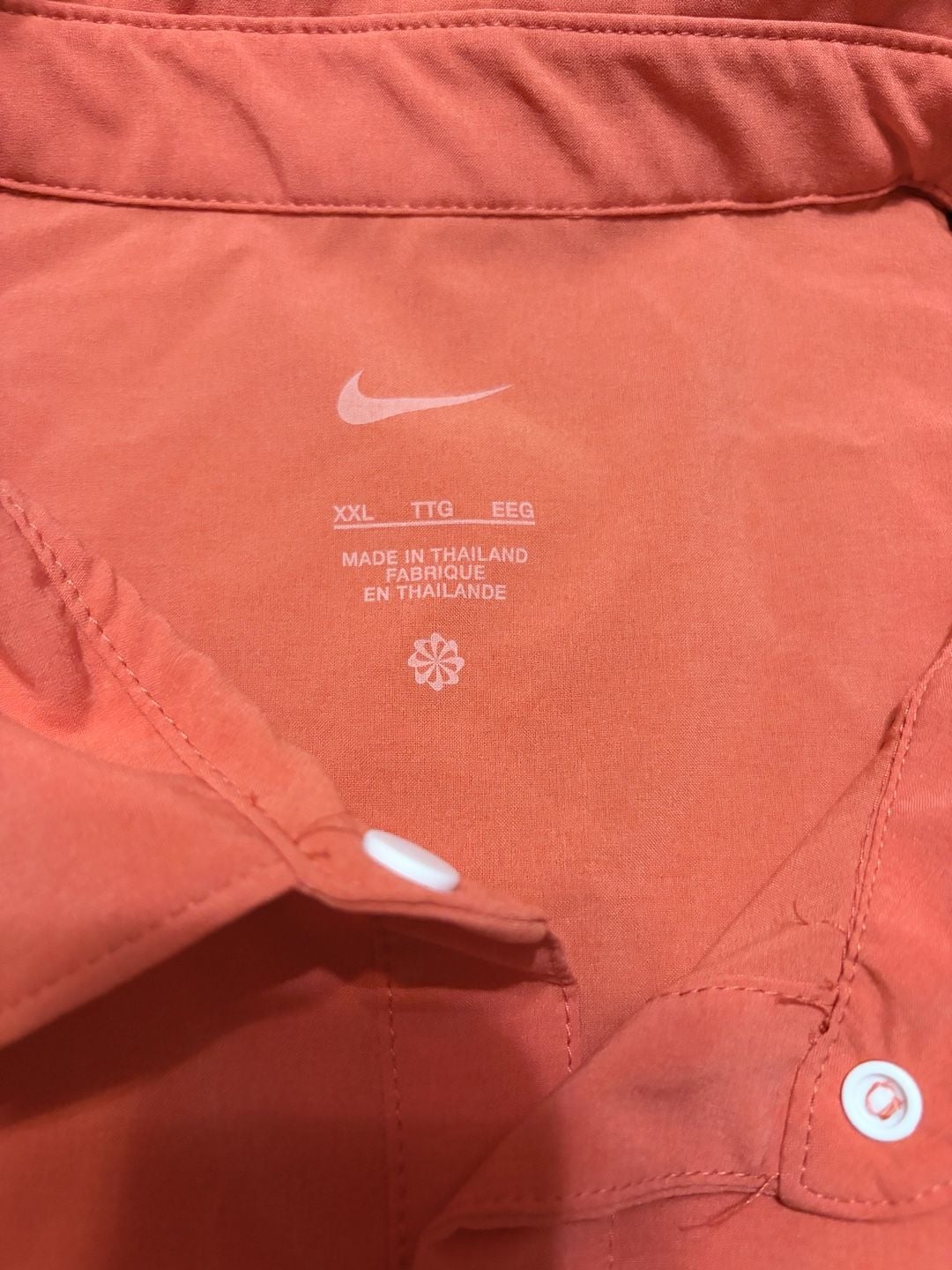 Nike Court Dri-Fit Polo Size XXL Coral Red Tennis Golf 4