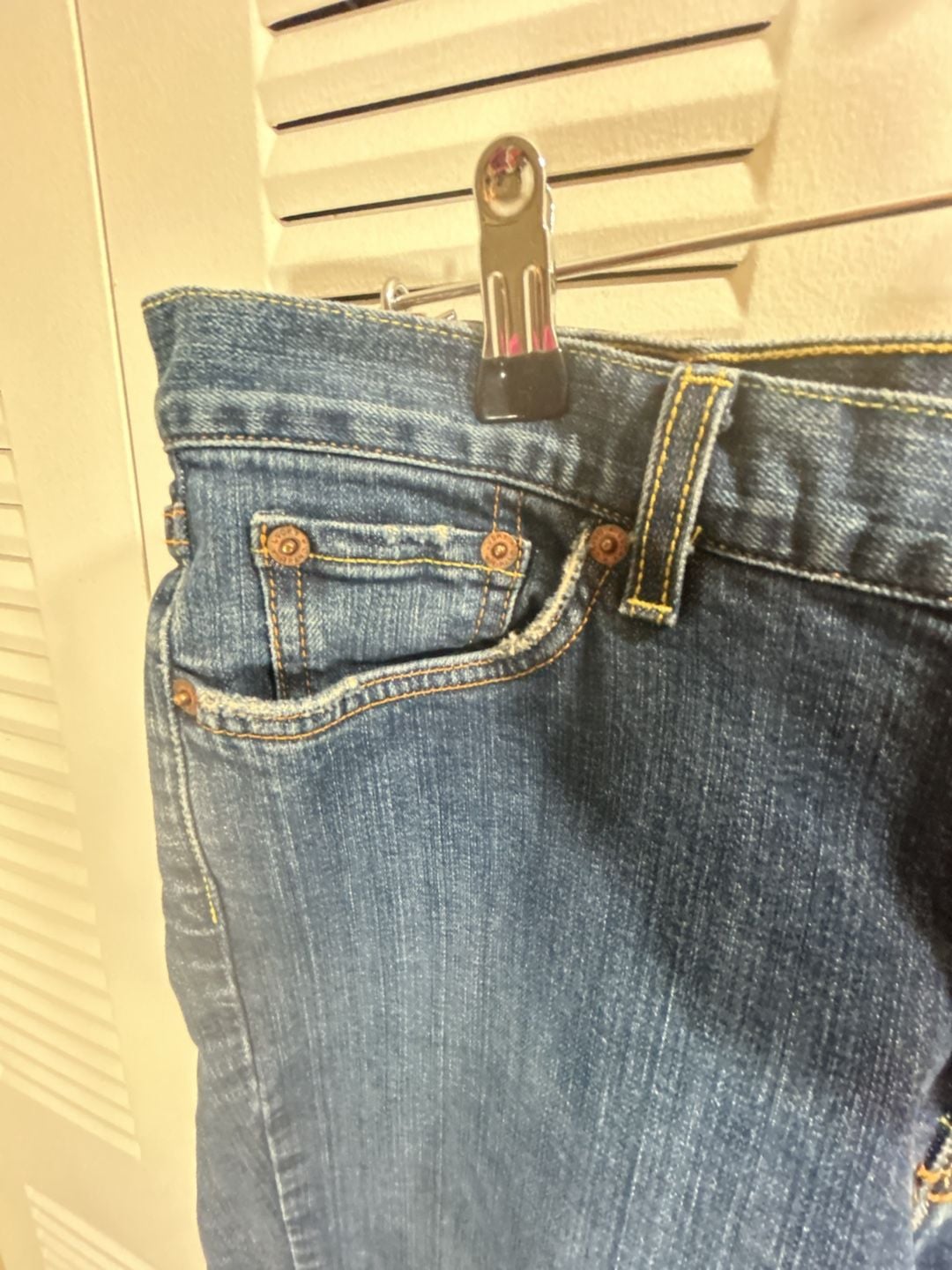 Lucky Brand Sugar Jean Straight Jeans Size 34x32 Blue Denim Vintage 5
