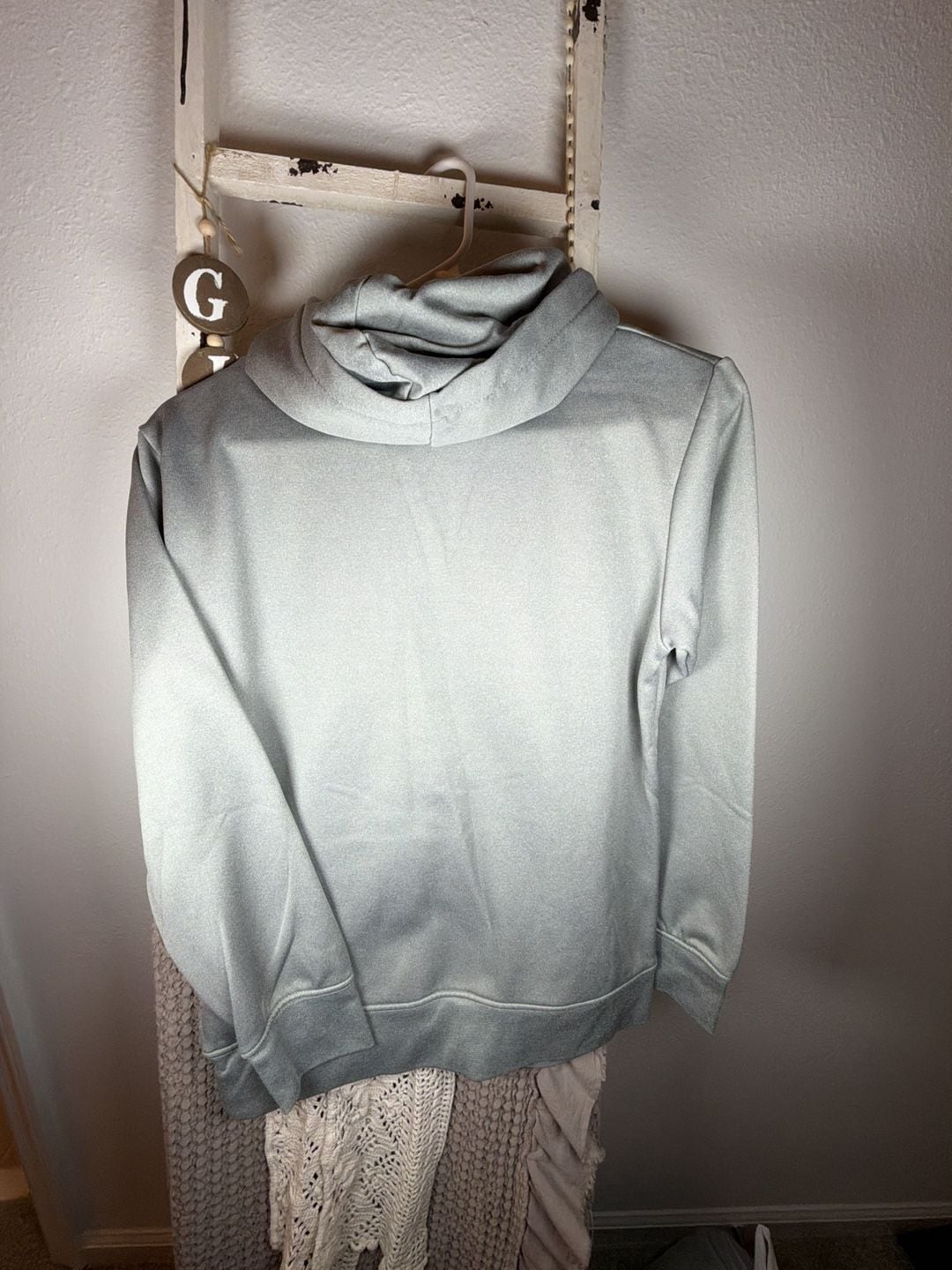 Jordan Dri-FIT Hoodie Size L 12-13Y Grey Pullover Sweatshirt 8