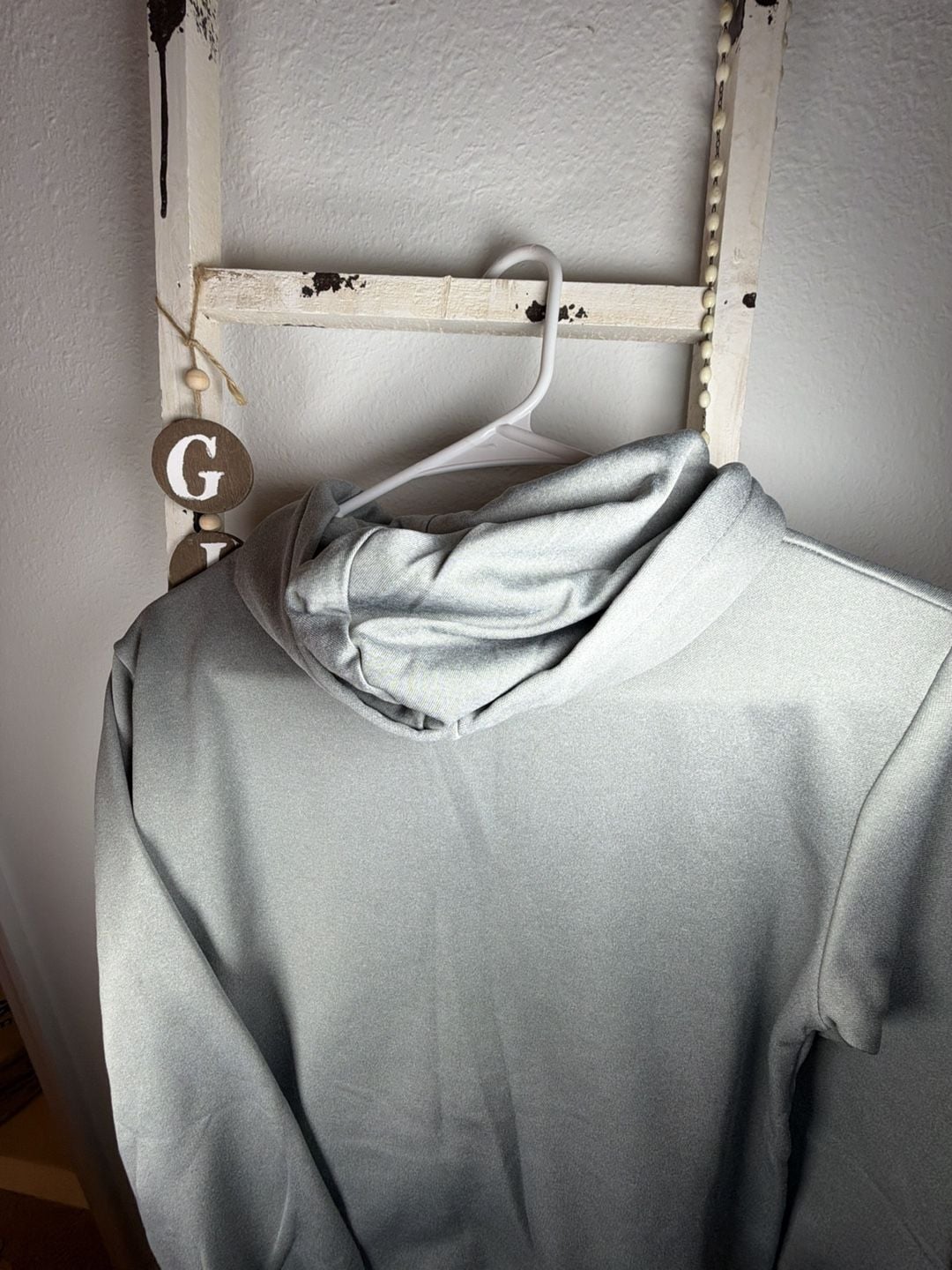 Jordan Dri-FIT Hoodie Size L 12-13Y Grey Pullover Sweatshirt 9