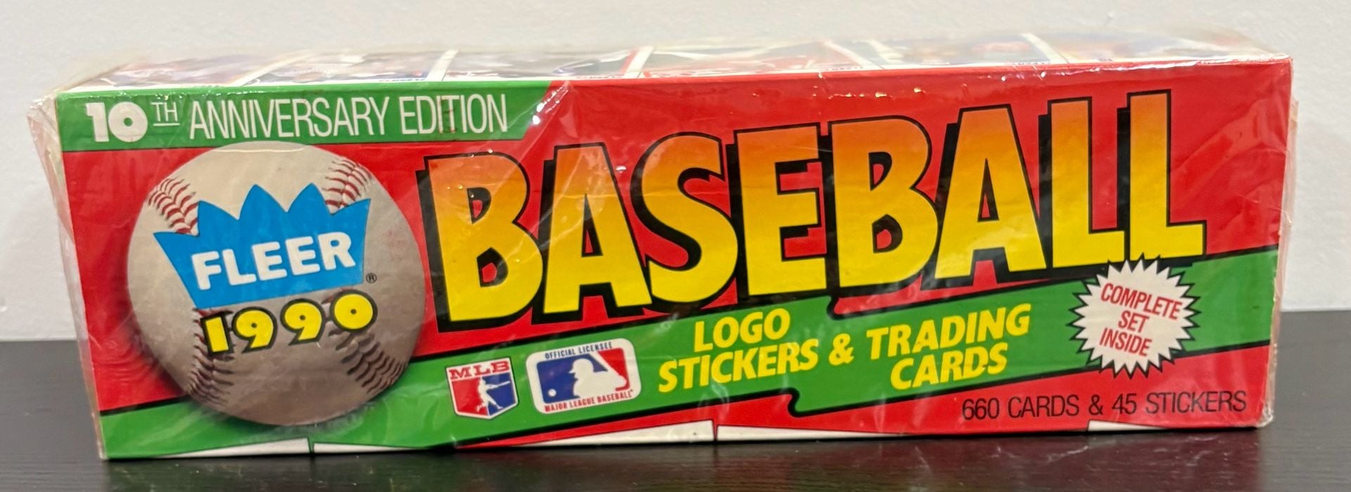 1990 Fleer Baseball Complete Set Factory Sealed Box 660 Cards 45 Stickers Item 1