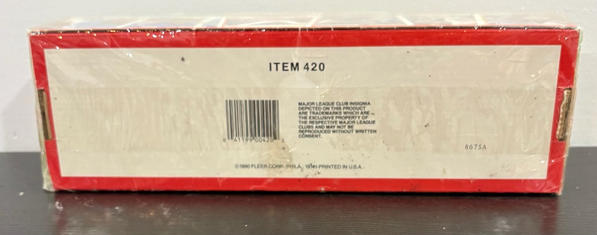 1990 Fleer Baseball Complete Set Factory Sealed Box 660 Cards 45 Stickers Item 3