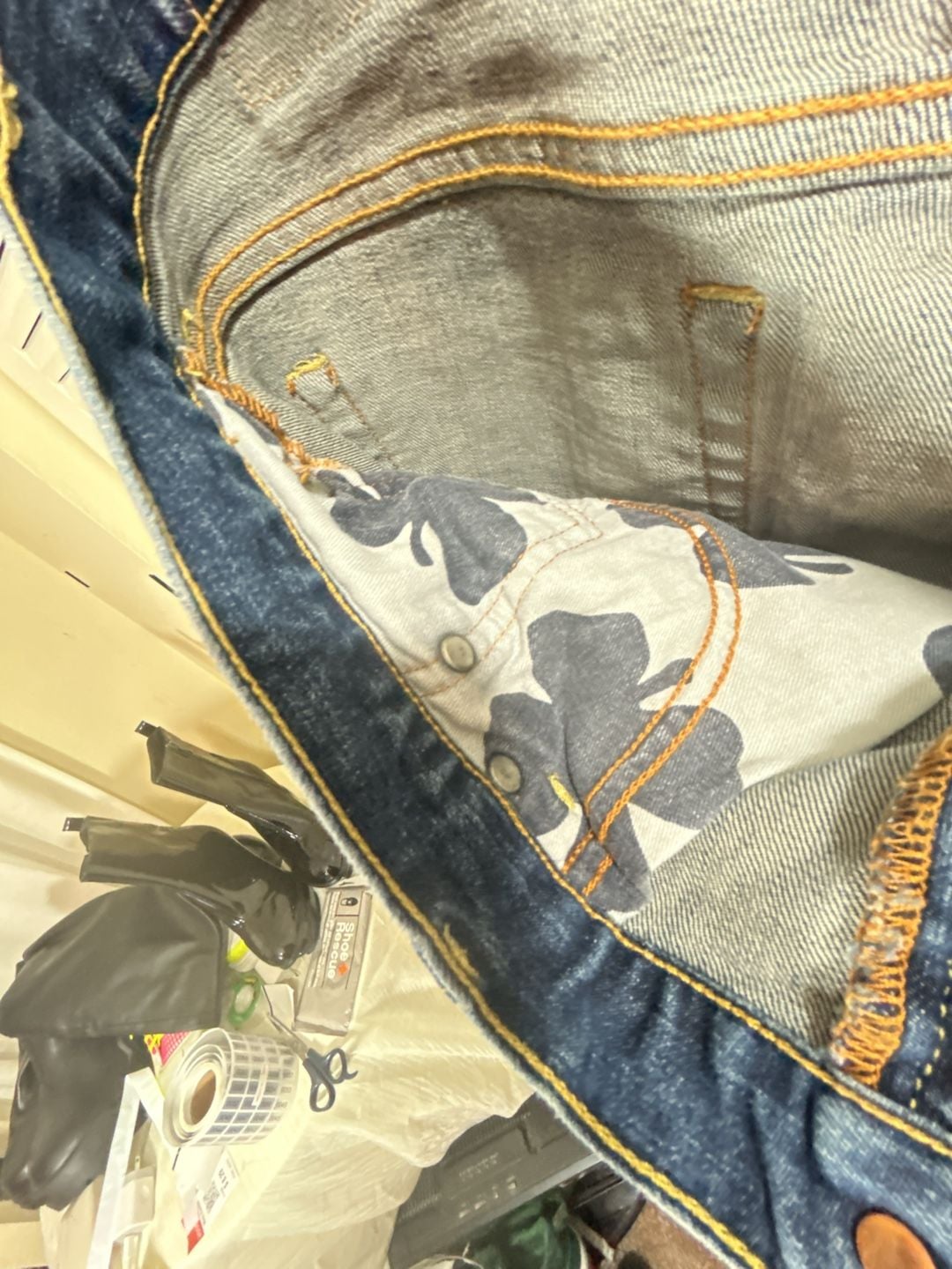 Lucky Brand Sugar Jean Straight Jeans Size 34x32 Blue Denim Vintage 17