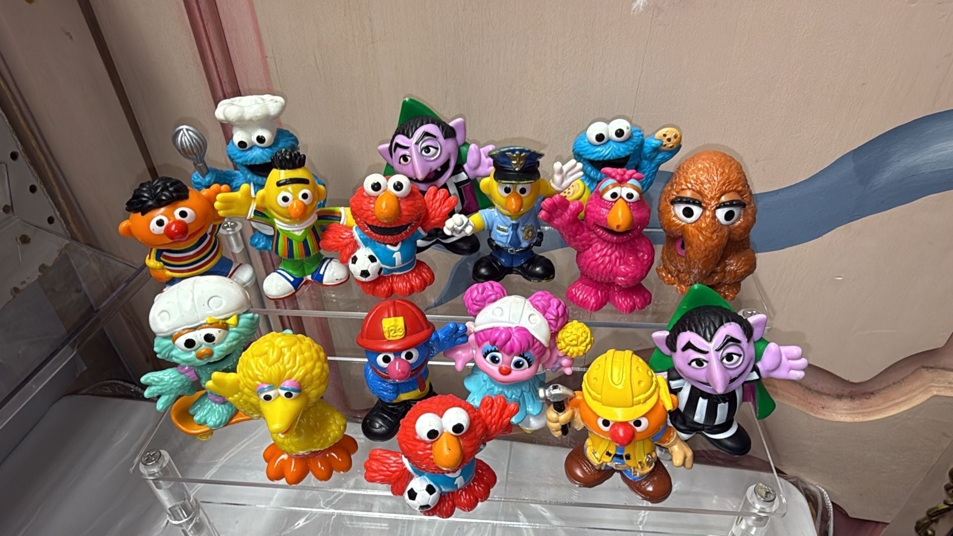 Sesame Street Figure Lot PVC Plastic Big Bird Elmo Bert 2