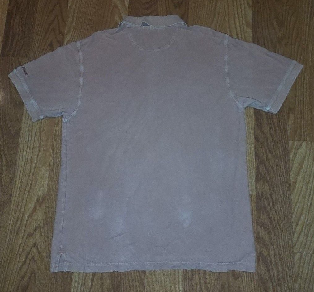 Crazy Shirt Polo Shirt Size XL Pink Chile Dyed Sun Graphic Short Sleeve 4