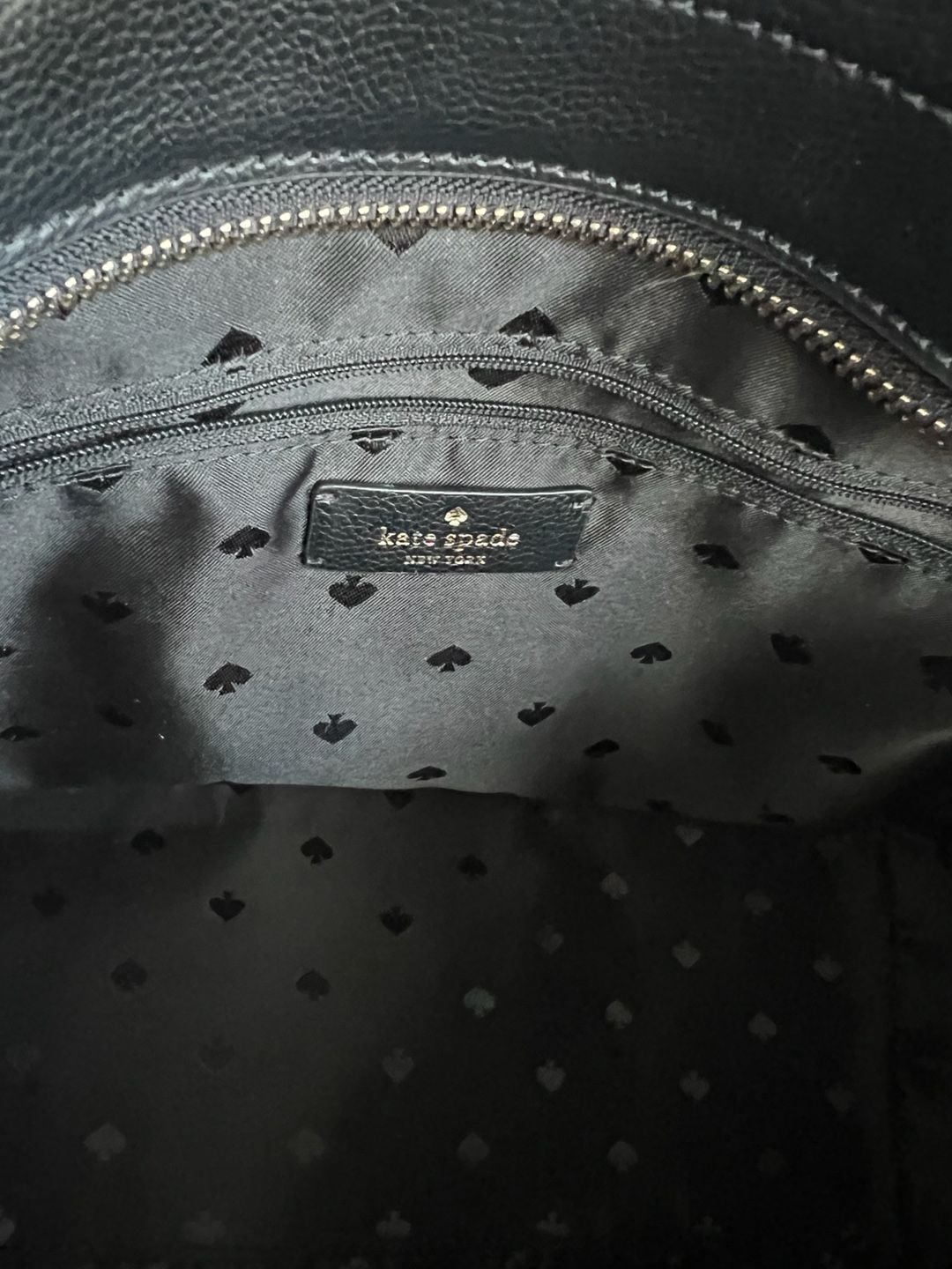 Kate Spade New York Patterson Drive Geraldine Black Leather Satchel Handbag 7