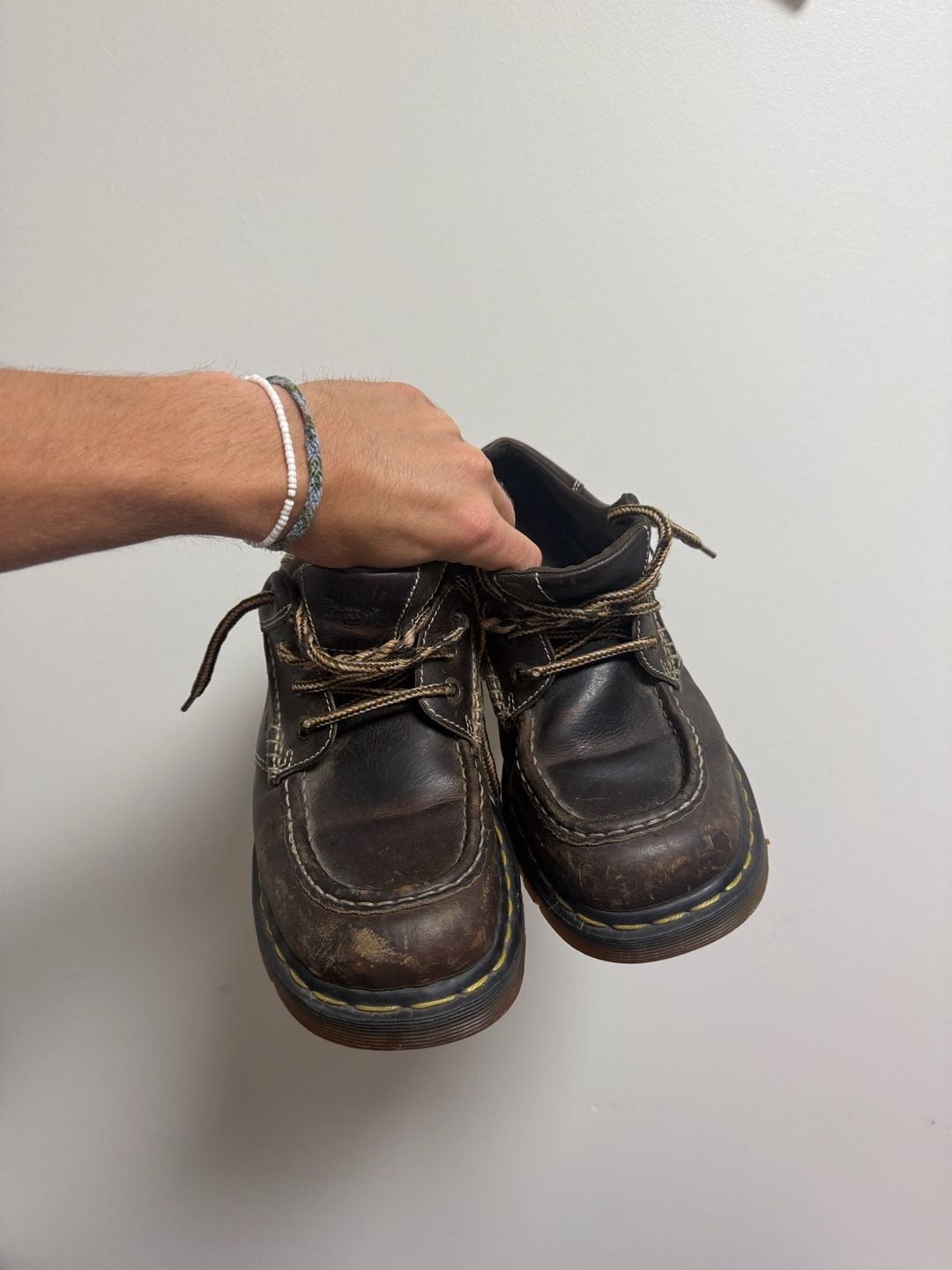 Dr. Martens 8A45 Shoes mens Size 8 Brown Leather Made in England 3