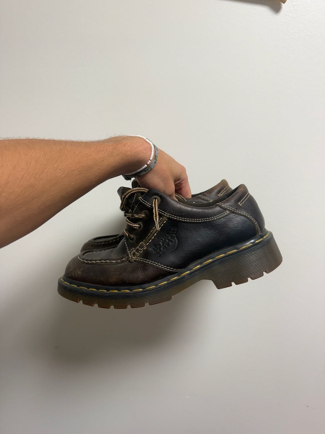 Dr. Martens 8A45 Shoes mens Size 8 Brown Leather Made in England 5