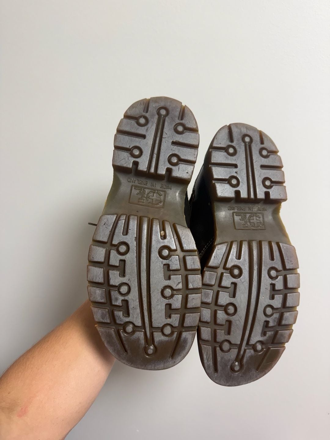 Dr. Martens 8A45 Shoes mens Size 8 Brown Leather Made in England 6