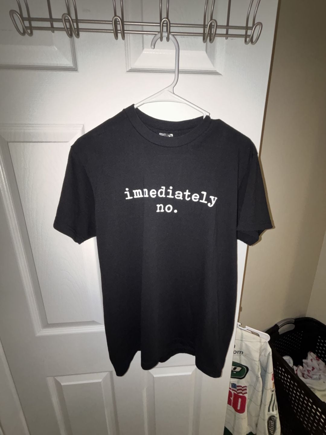 Immediately No T-Shirt Size Medium Black Graphic Tee 2