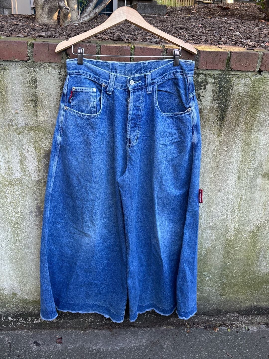 Vintage 90’s Kikwear Wide Leg Skate/Rave Jeans 2