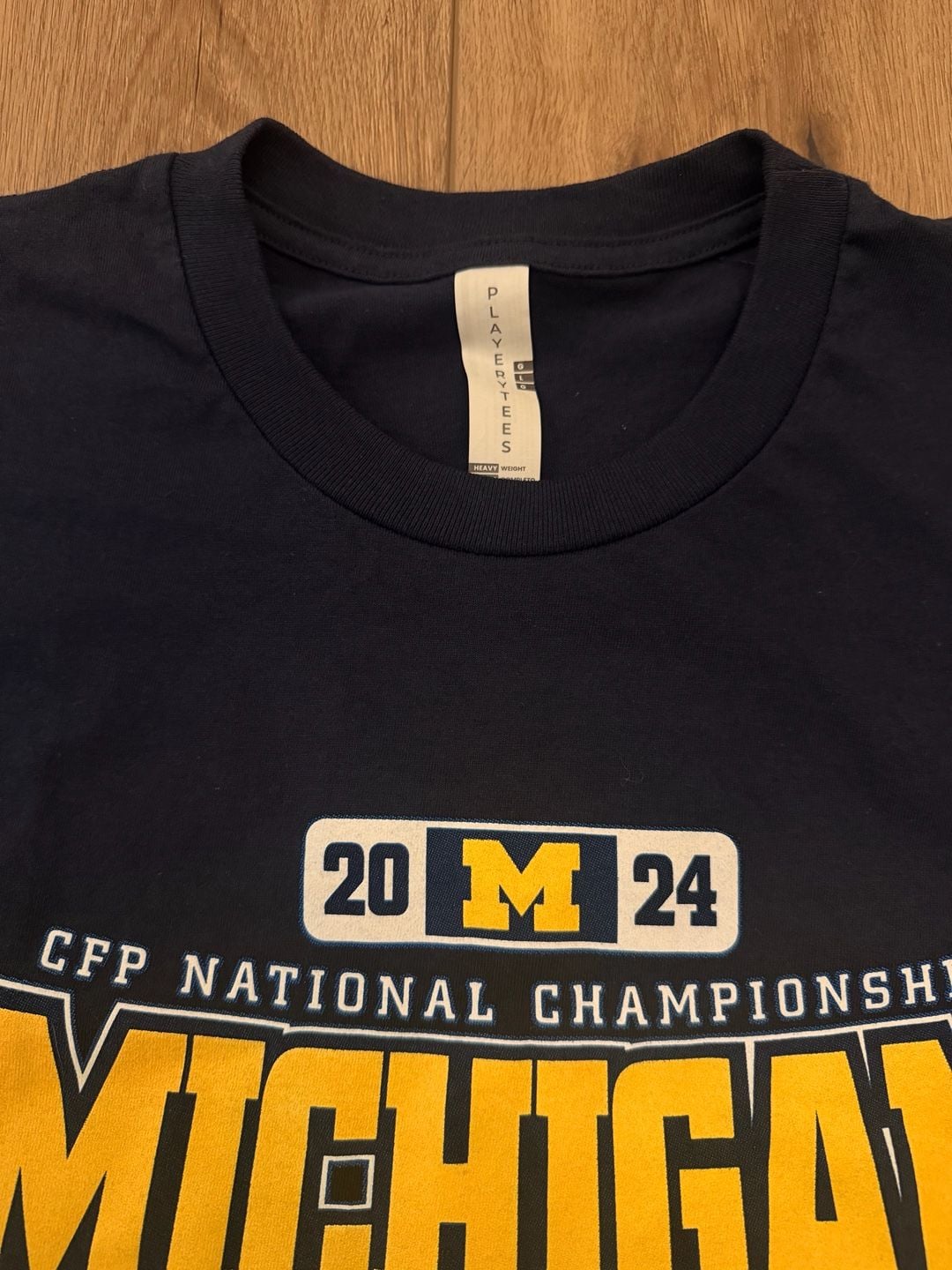 Player Tees Michigan National Champions T-Shirt Size L 3