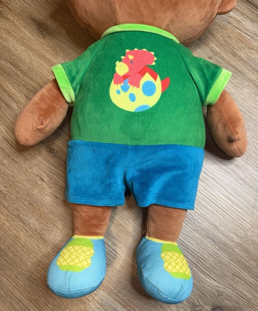 Cocomelon JJ Plush Toy Large 16 Inch Dinosaur Shirt 3