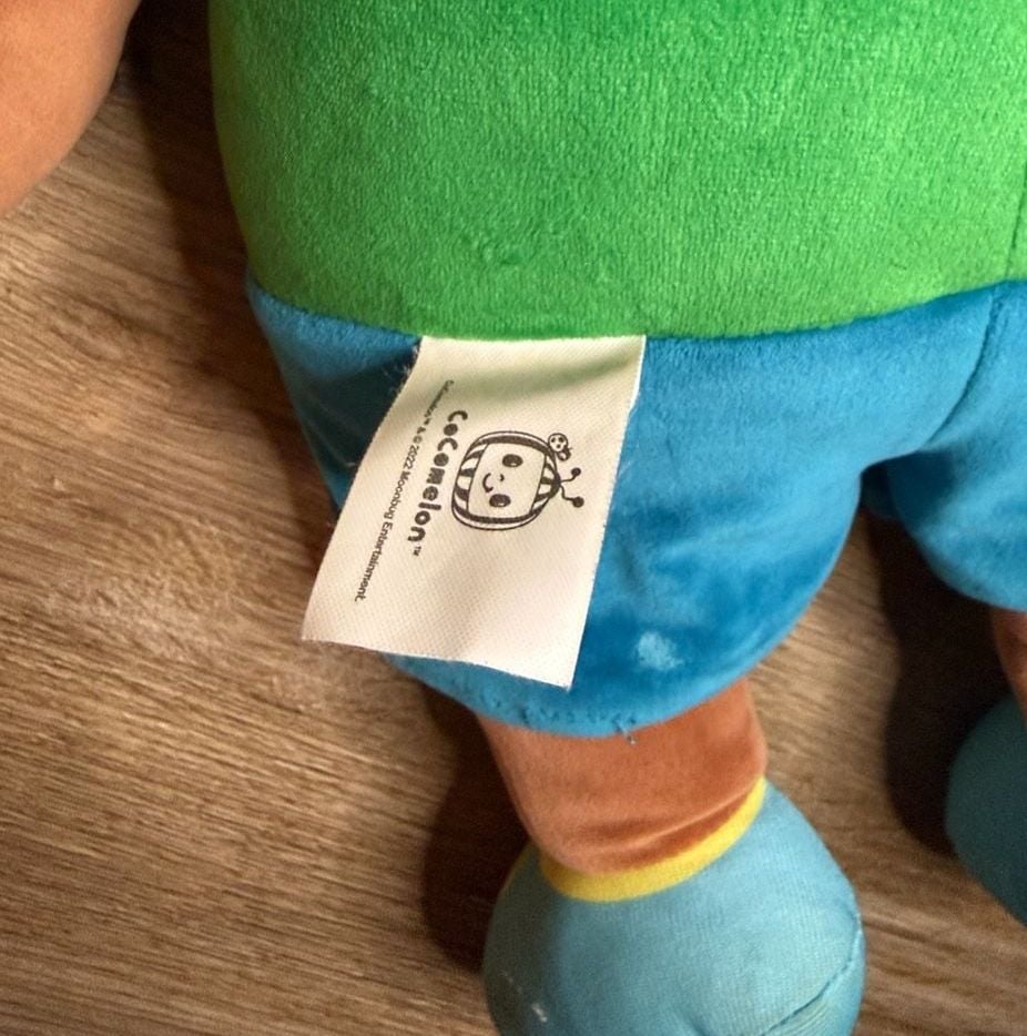 Cocomelon JJ Plush Toy Large 16 Inch Dinosaur Shirt 7
