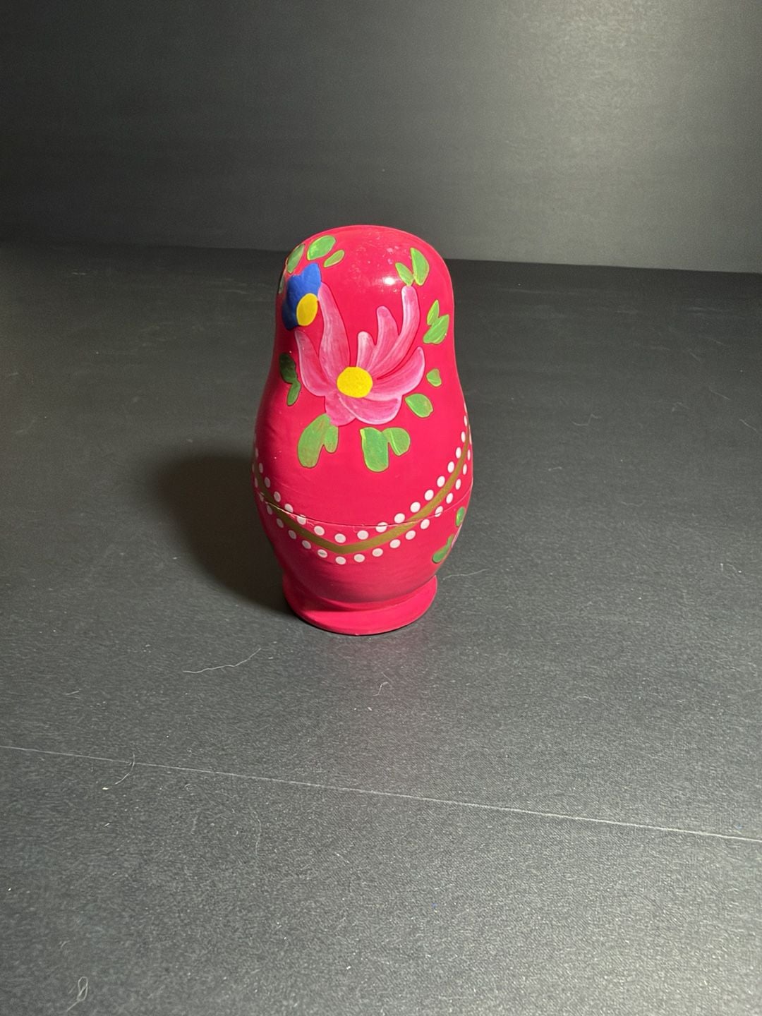 Vintage Matryoshka Stacking Dolls 3 Piece Set Made in Russia 4" 9