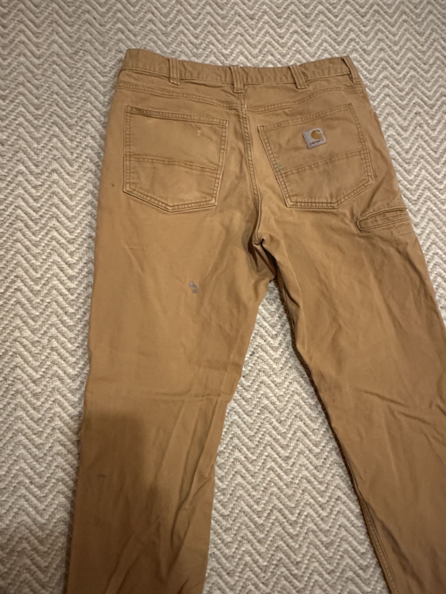 Carhartt Relaxed Fit Utility Pants 33x34 Brown Workwear 7