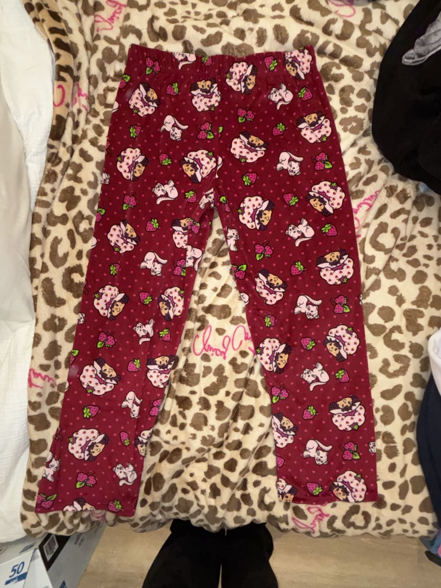 Strawberry Shortcake Pajama Pants Size M 6