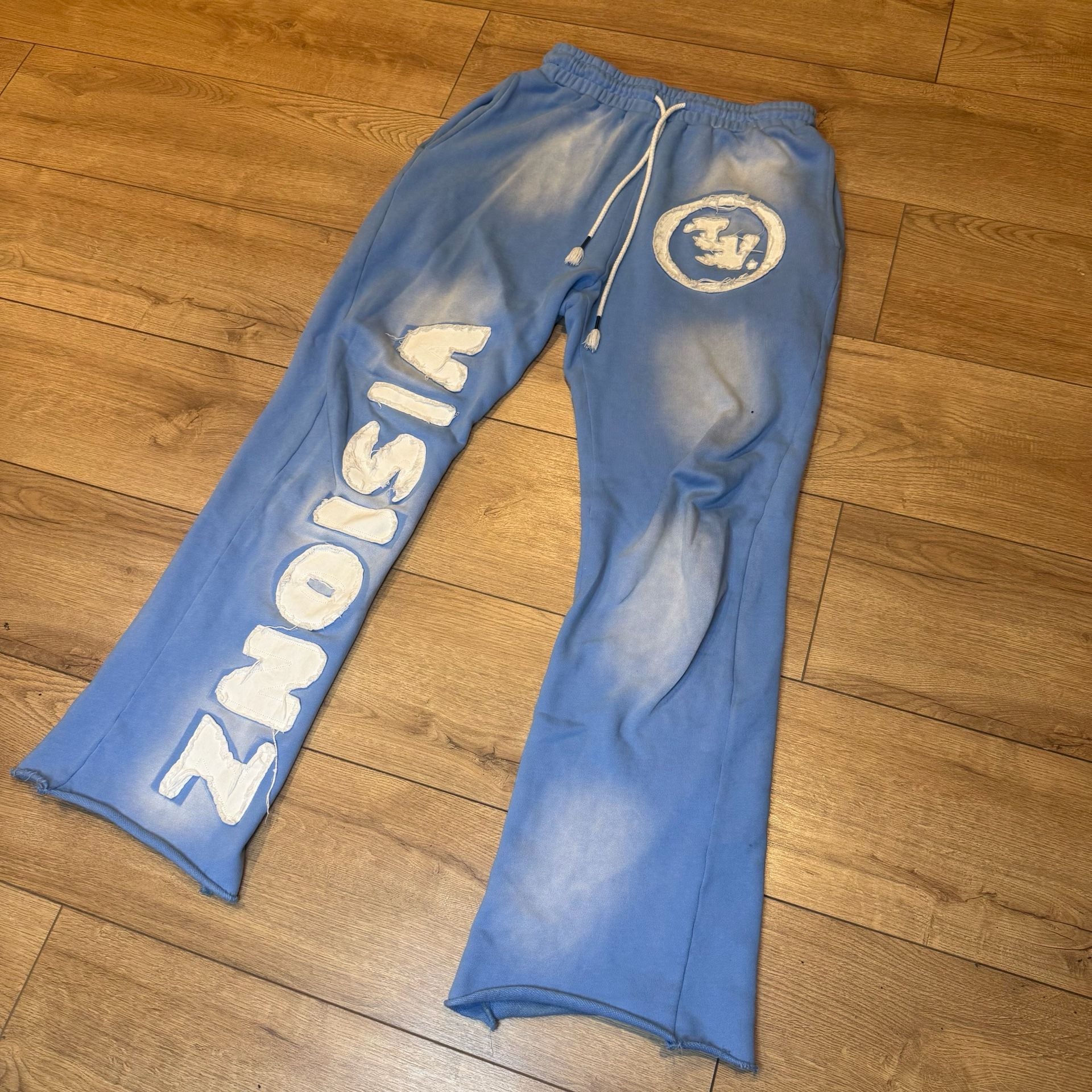 Aelfric Eden Visionz Flare Sweatpants Blue Light Wash 2