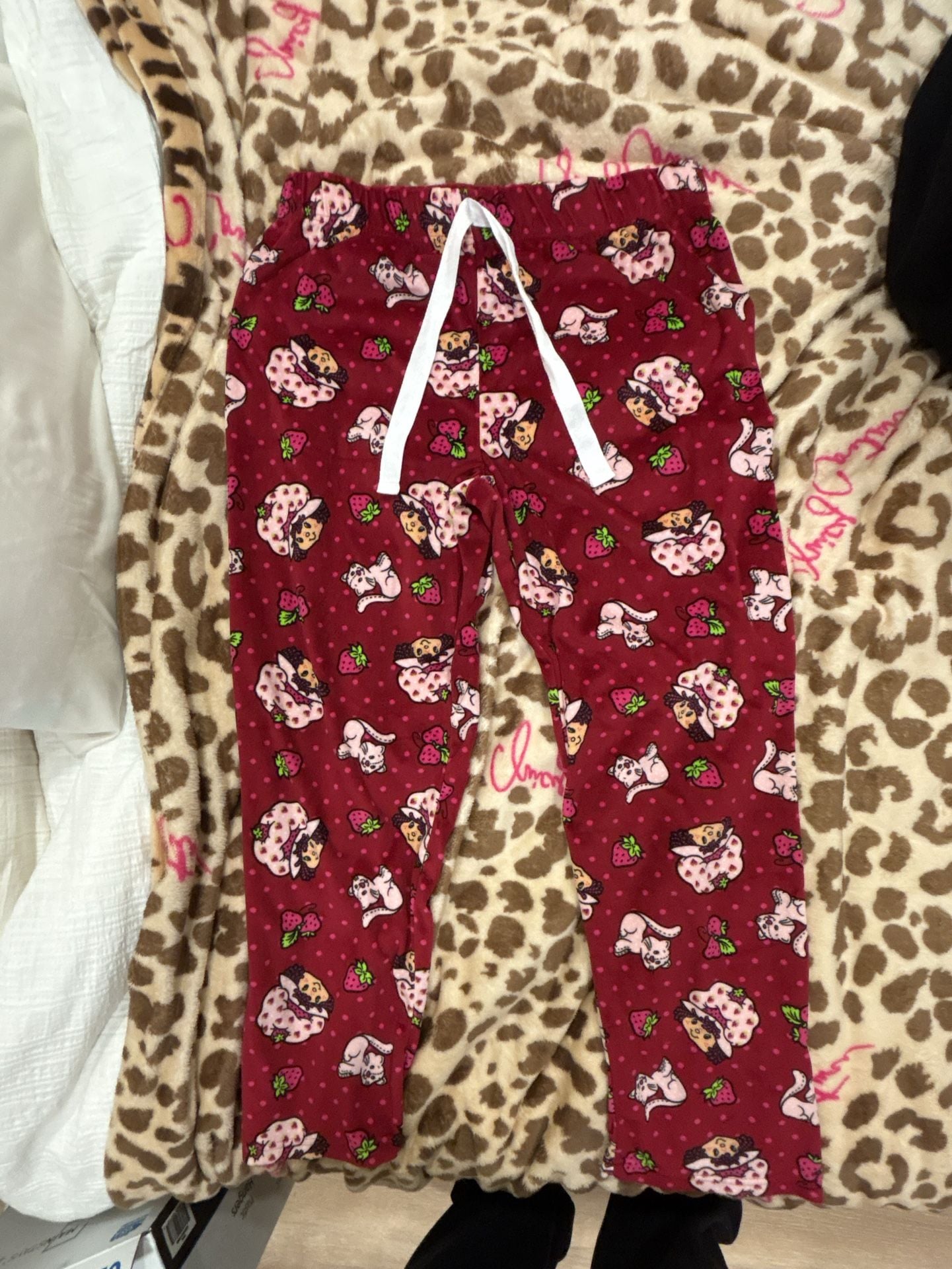 Strawberry Shortcake Pajama Pants Size M 2