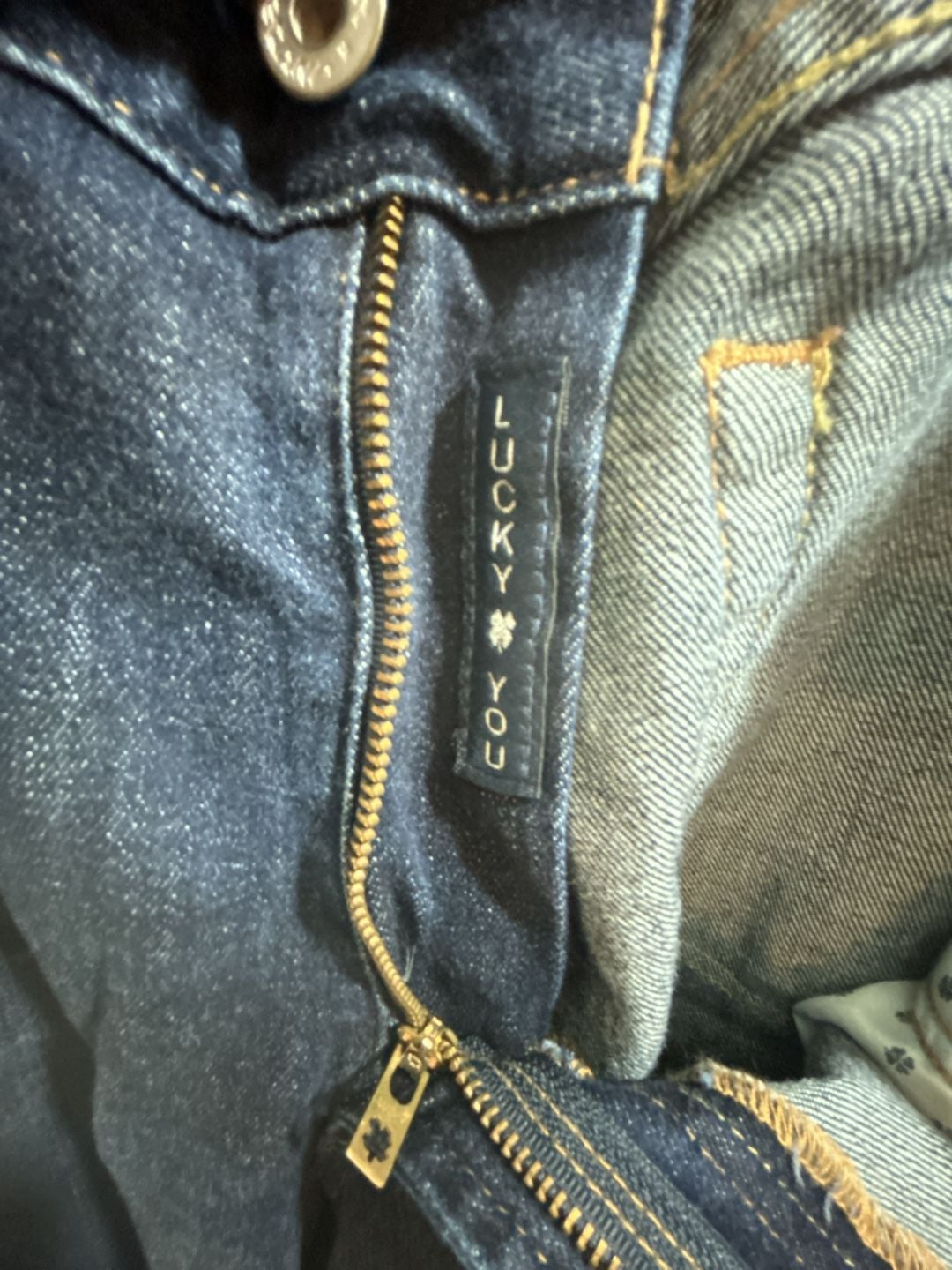 Lucky Brand Straight Leg Jeans 38x34 Dark Wash Denim 15